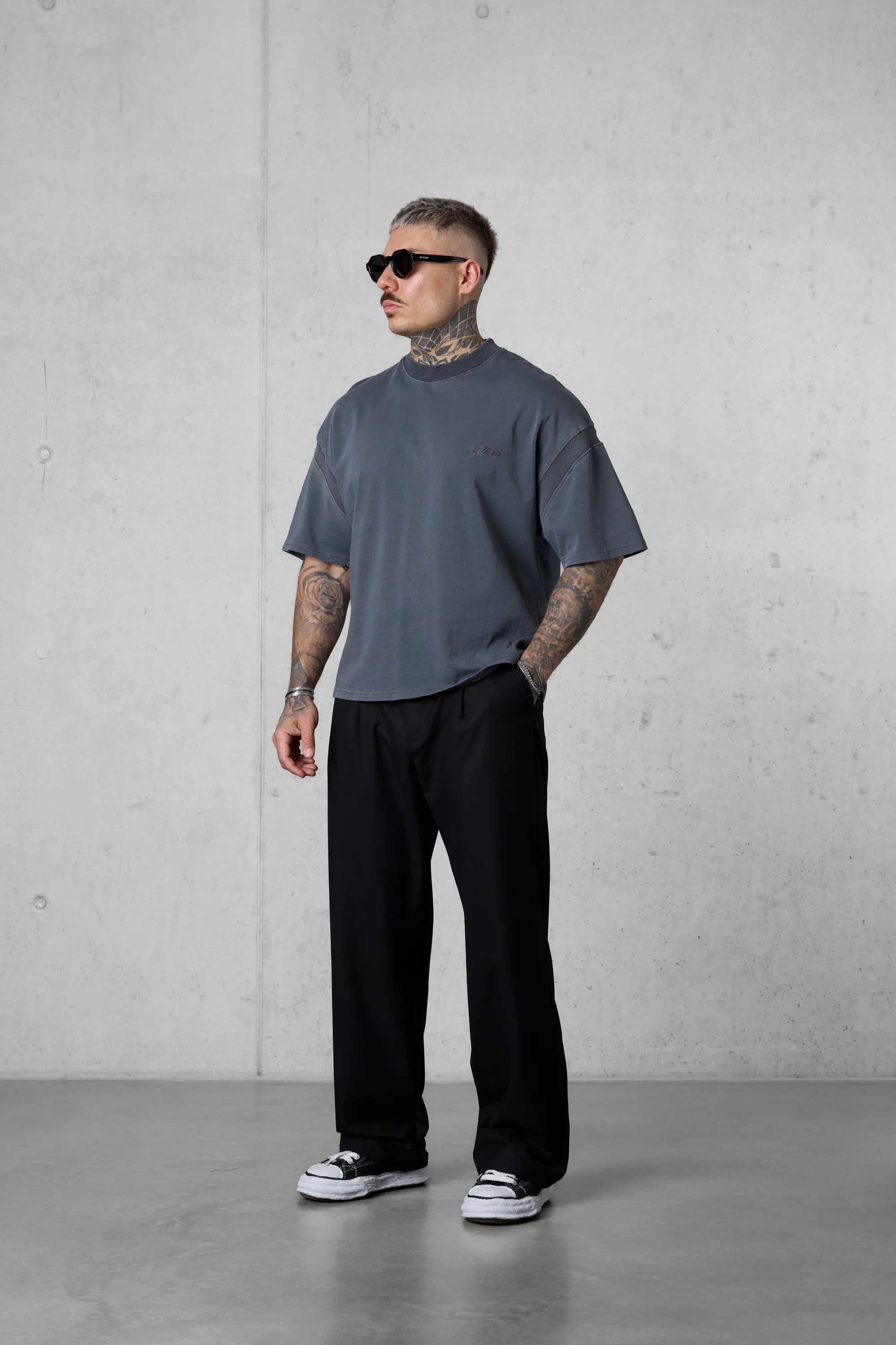 AGED GRAPHITE OVERSIZED TEE - Image 4