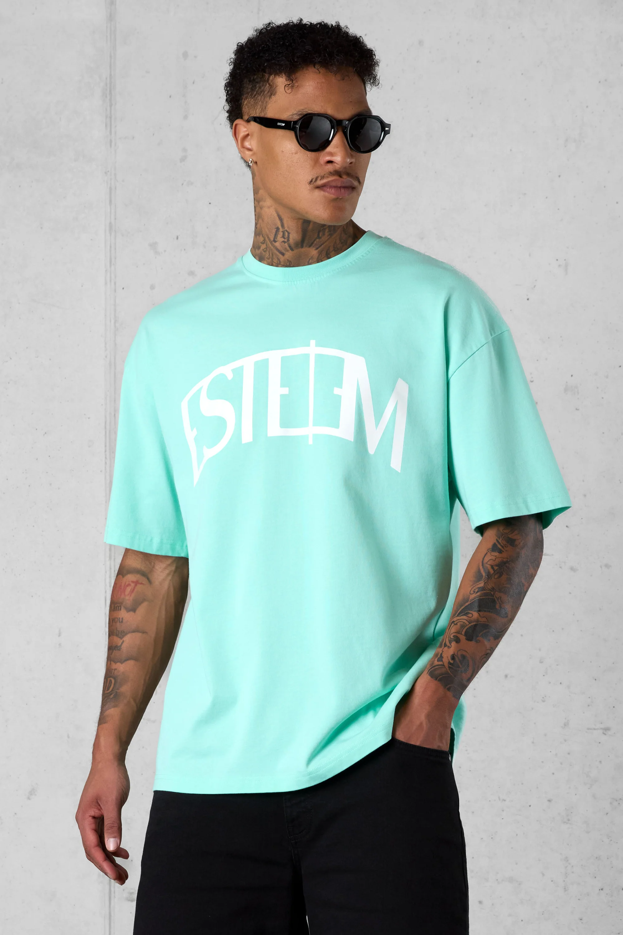 BEACHGREEN CURVE OVERSIZED TEE - Image 3