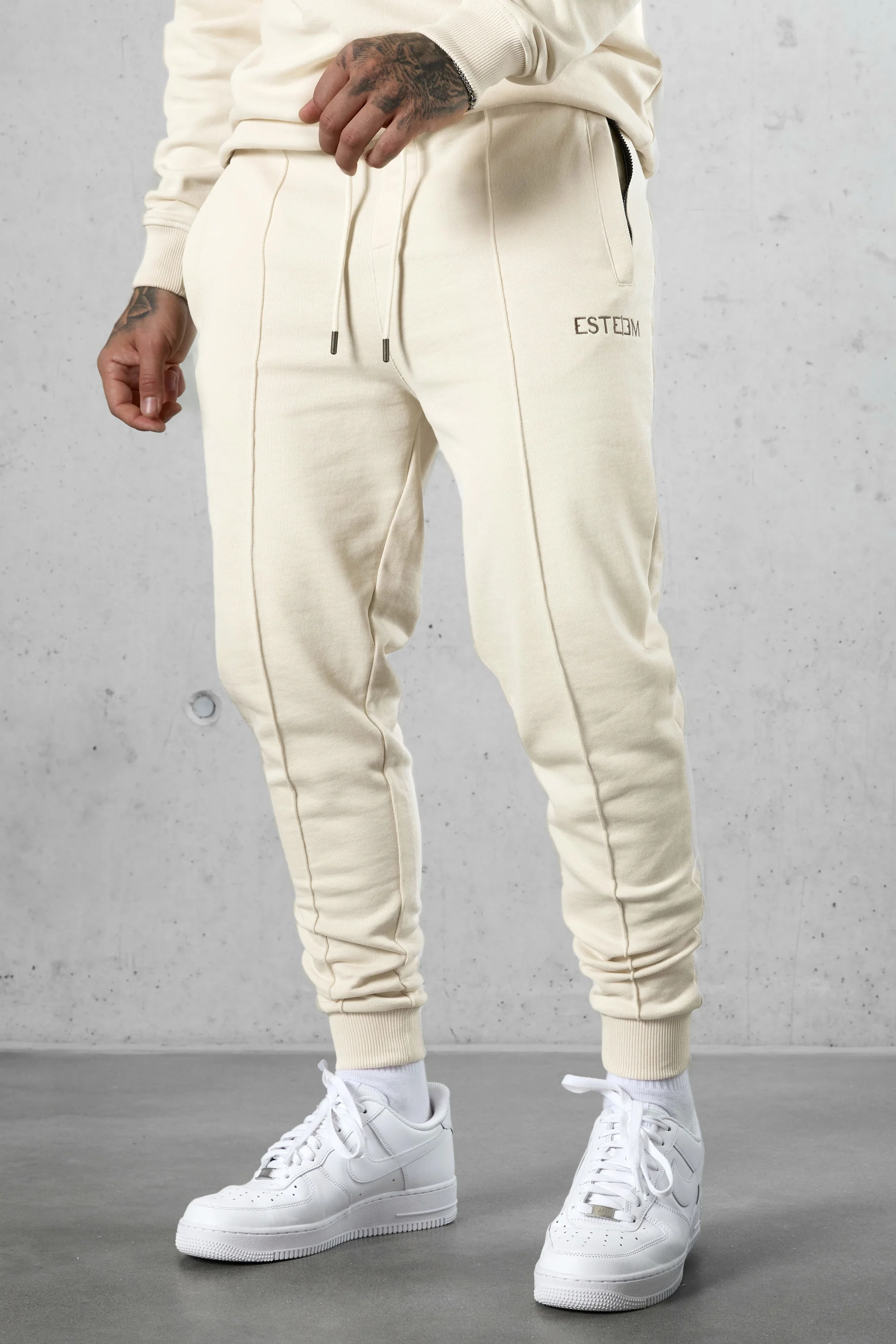 BEIGE BASIC SWEATPANTS - Image 3