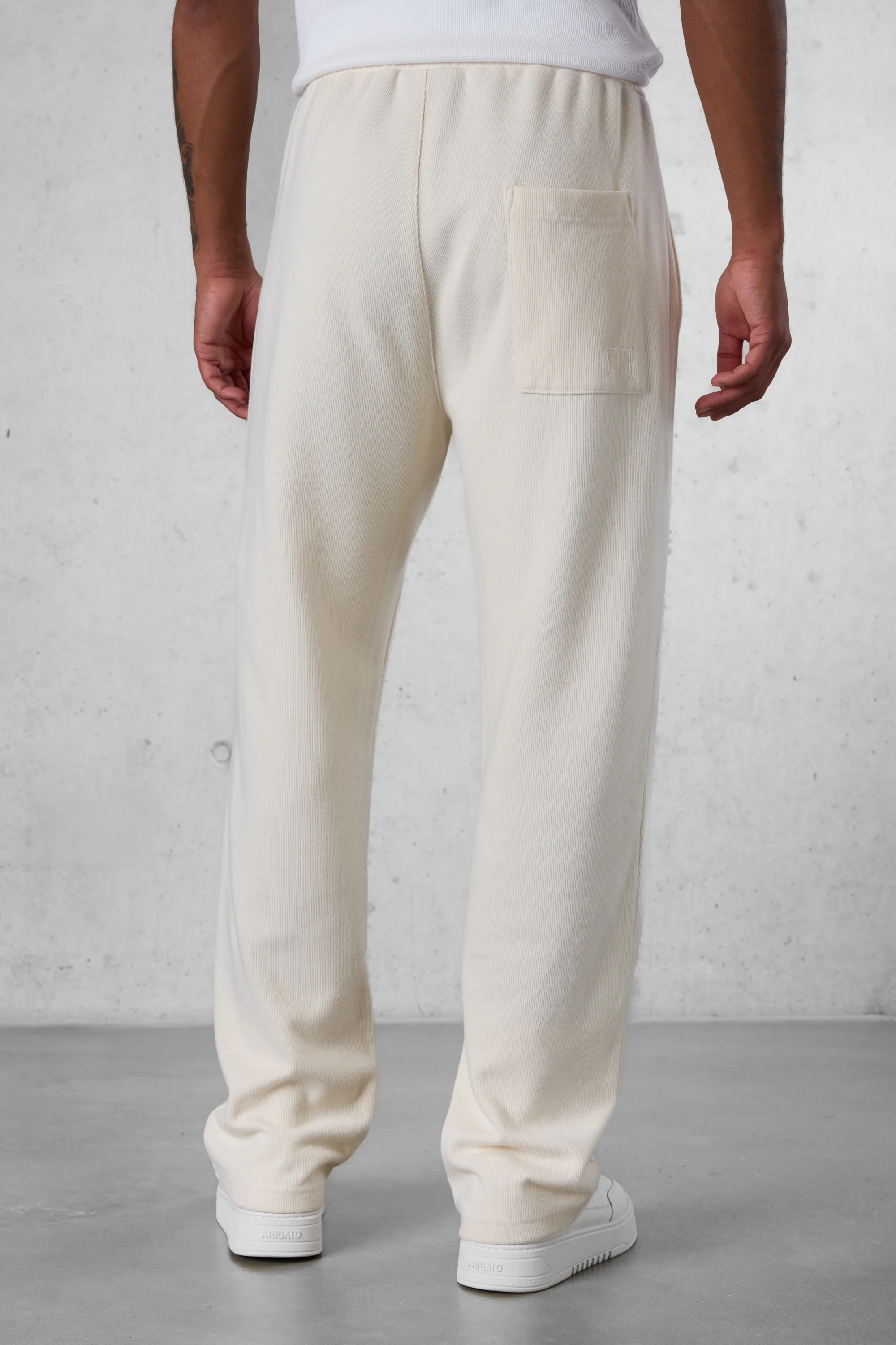 BEIGE COMFY LOOSE SWEATPANTS - Image 5