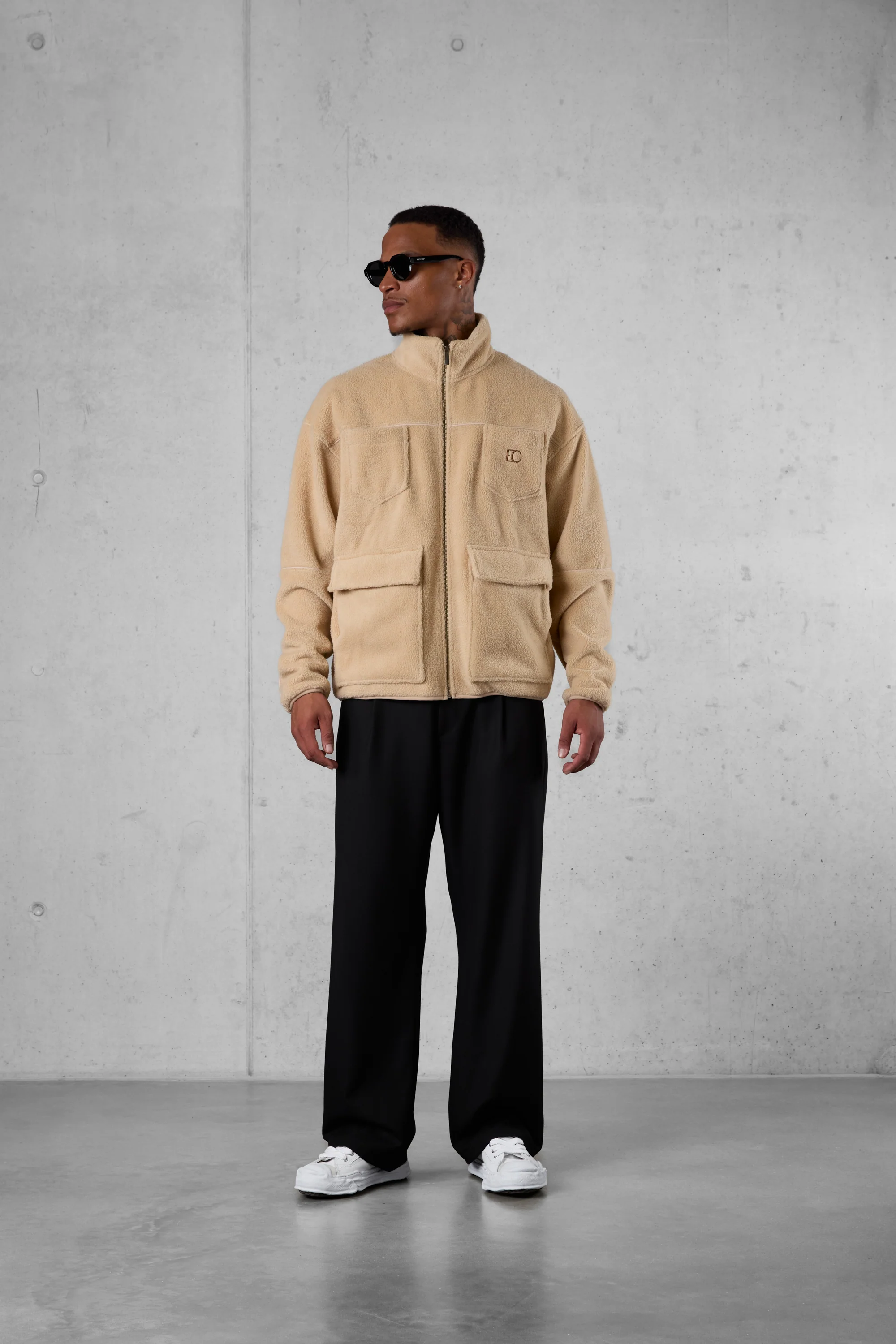 BEIGE TEDDY JACKET - Image 3