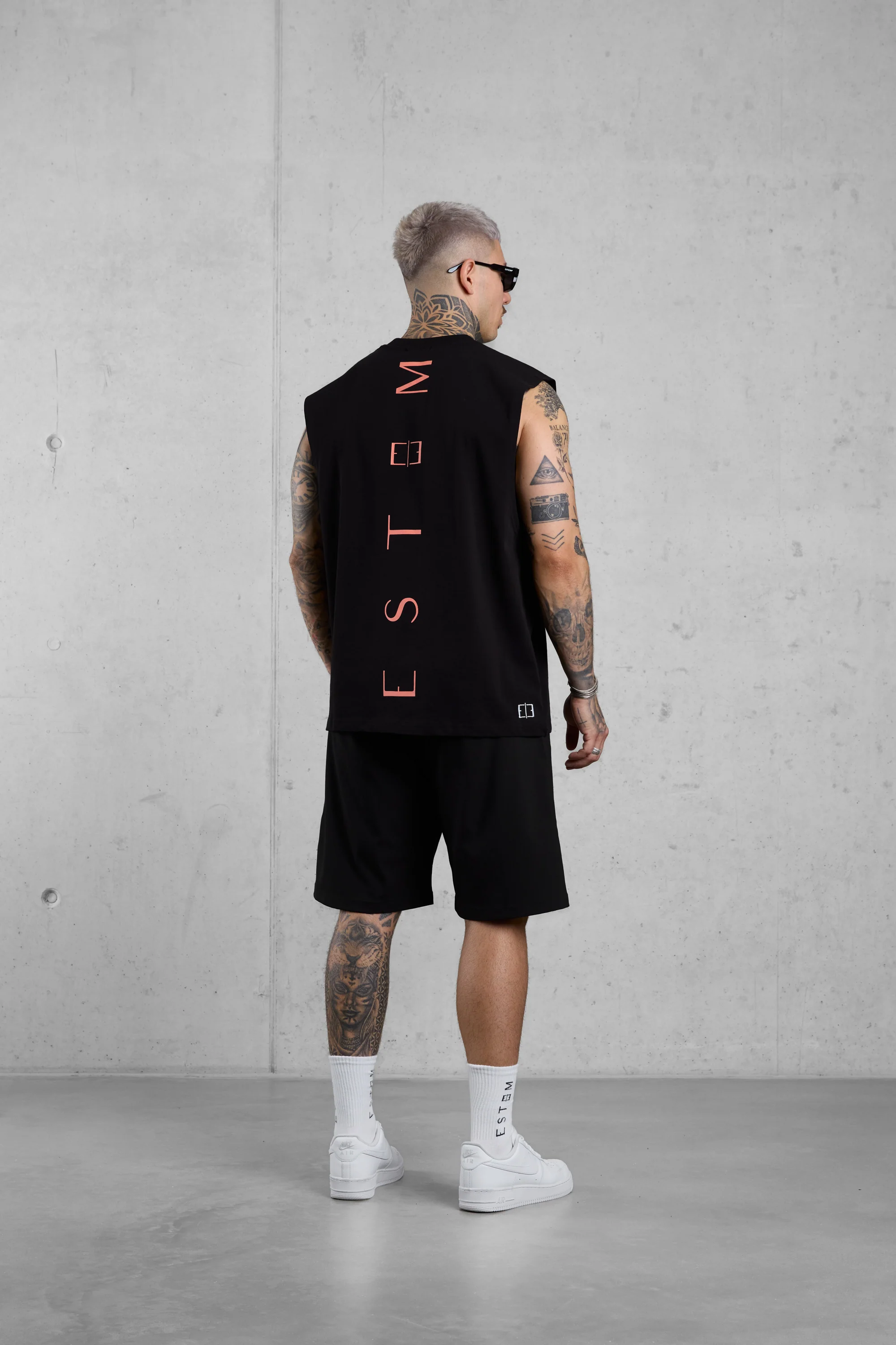 BLACK CORAL VERTICAL OVERSIZED TANK TEE - Image 4