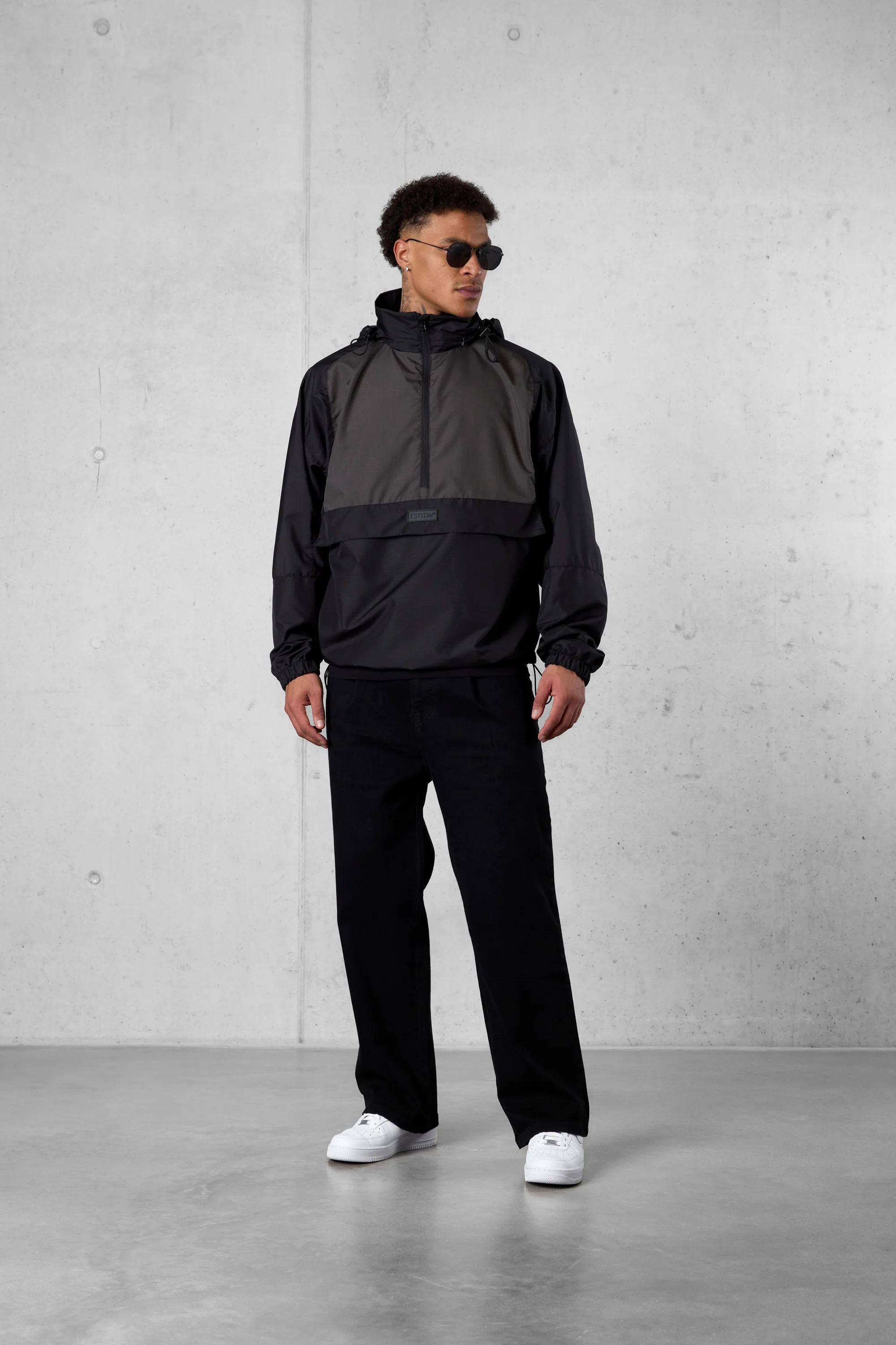 BLACK KHAKI WINDBREAKER - Image 3