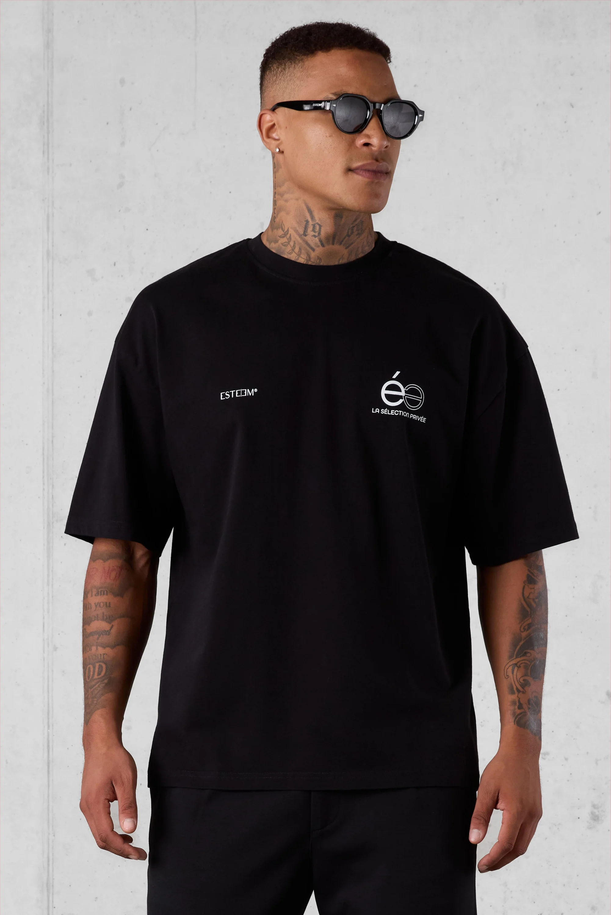 BLACK OPPOSÉ OVERSIZED TEE 2.0 - Image 3