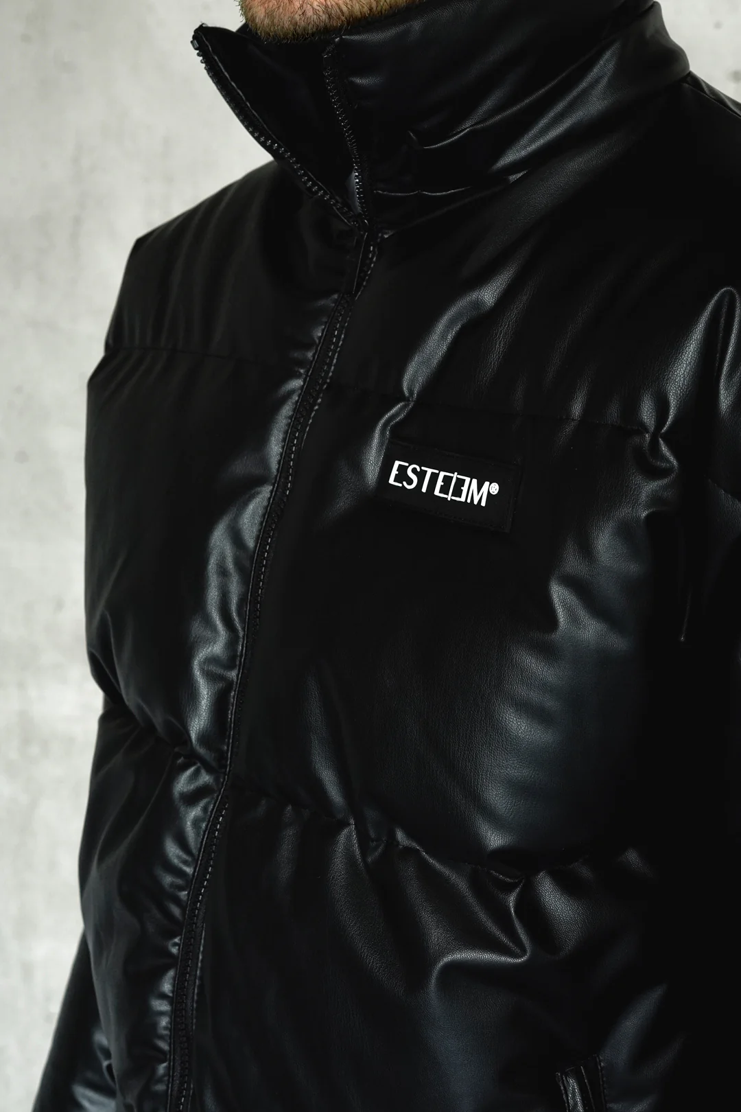 BLACK OVERSIZED PUFFER JACKET - Image 6