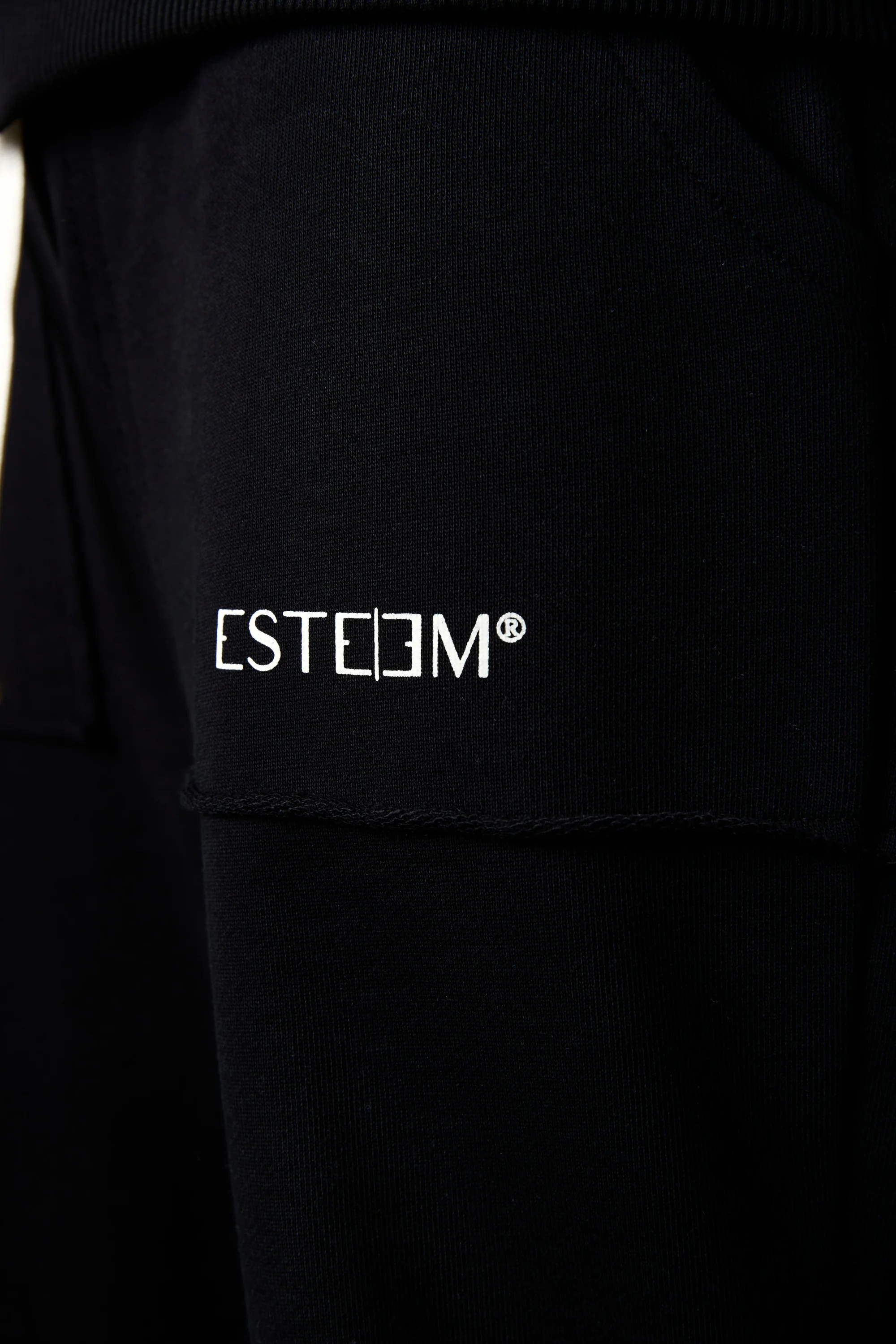 BLACK SEAMS LOOSE SWEATPANTS - Image 5