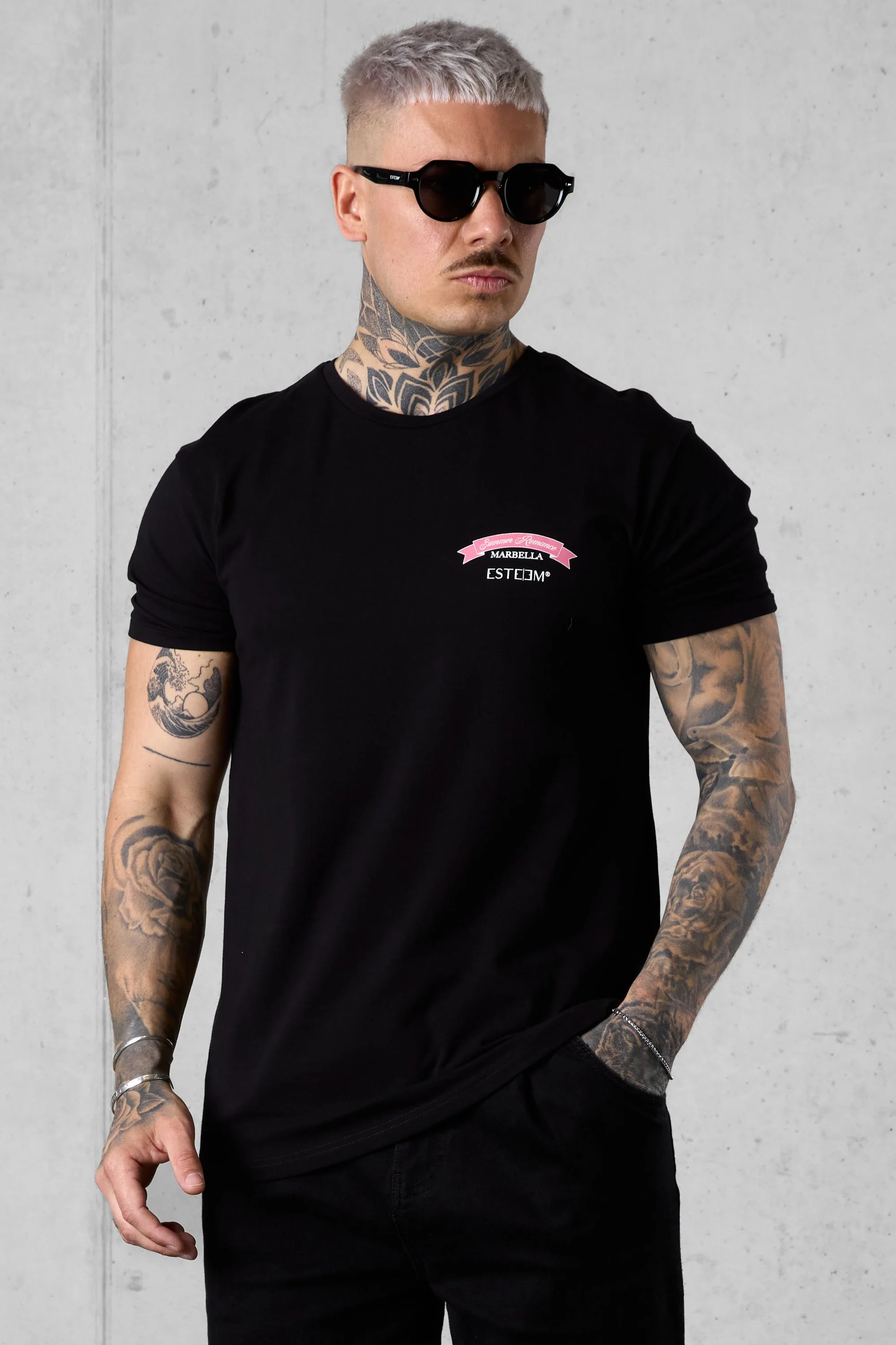 BLACK SUMMER ROMANCE LOGO TEE - Image 3