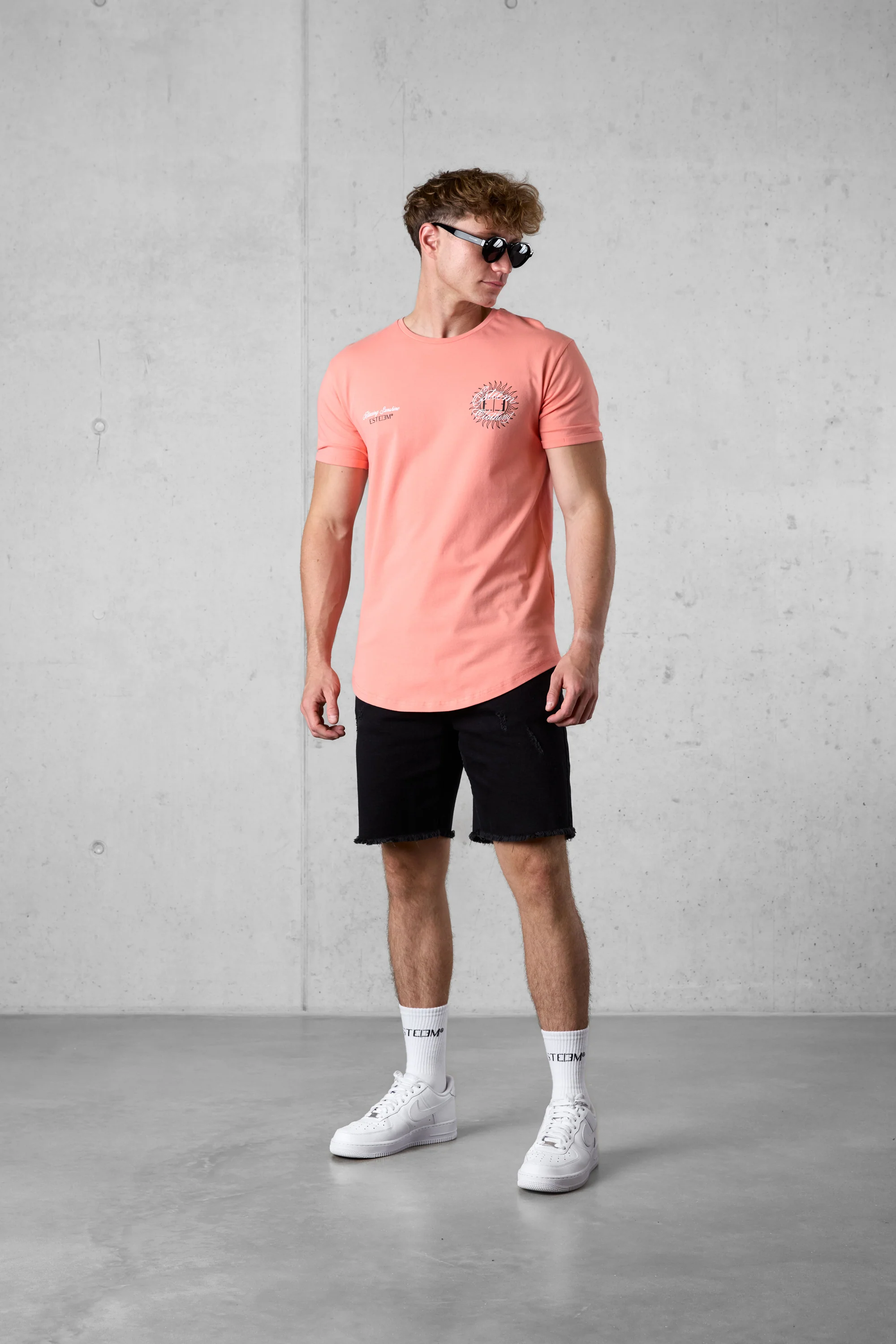 BURNTCORAL BLAZING SUNSHINE TEE - Image 2