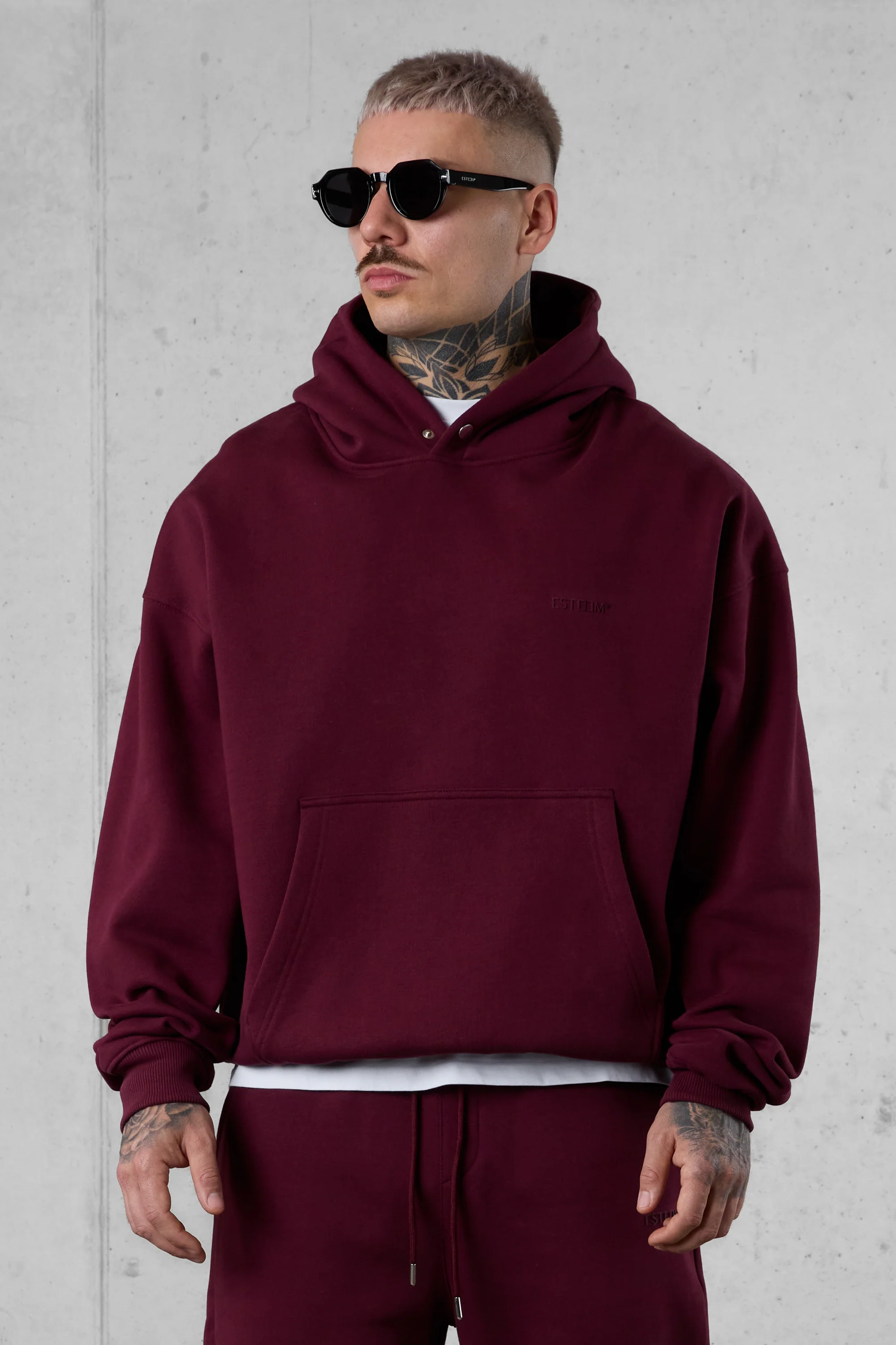 CABERNET ESSENTIAL OVERSIZED HOODIE - Image 3