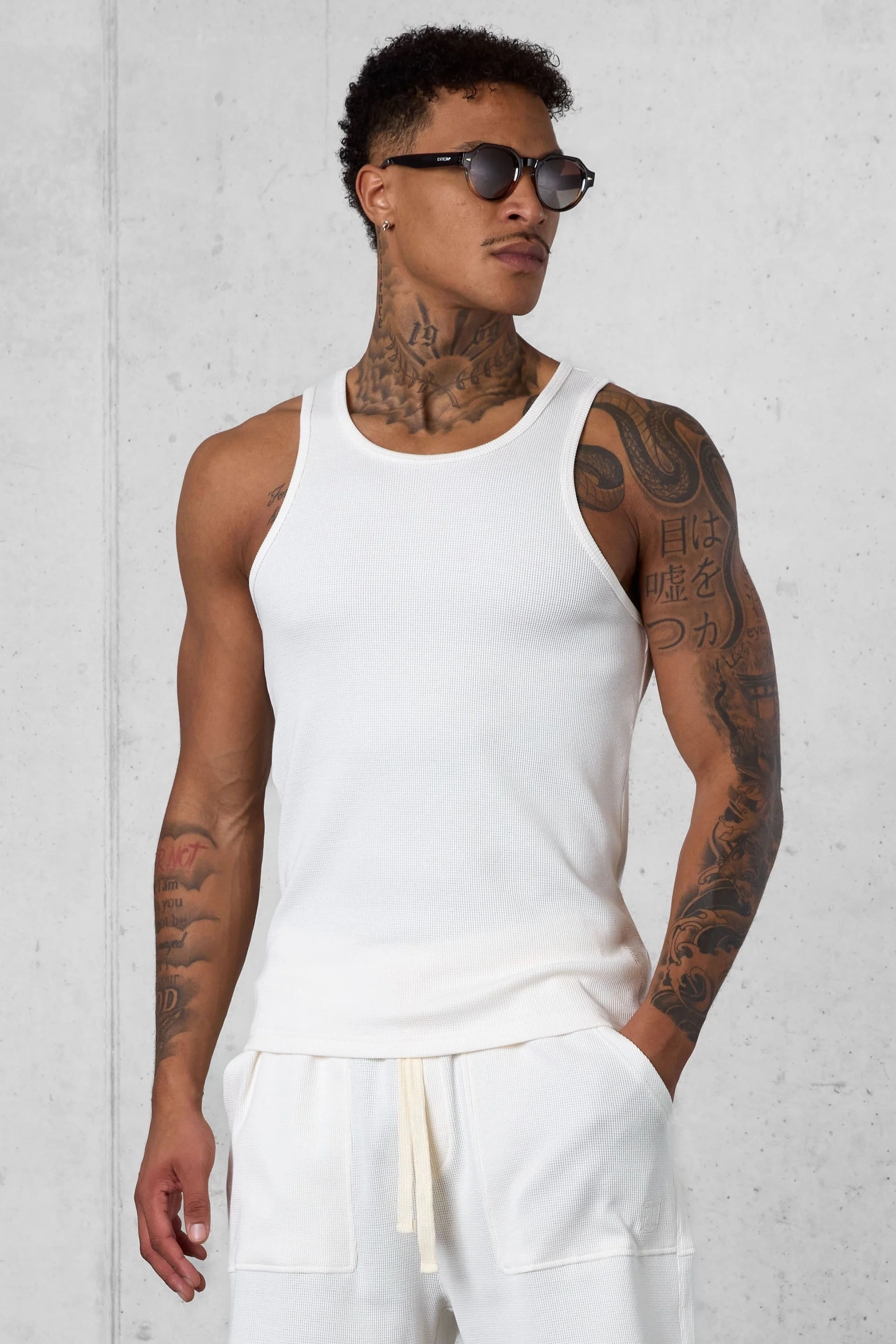 COCONUT WAFFLE TANK TOP - Image 3