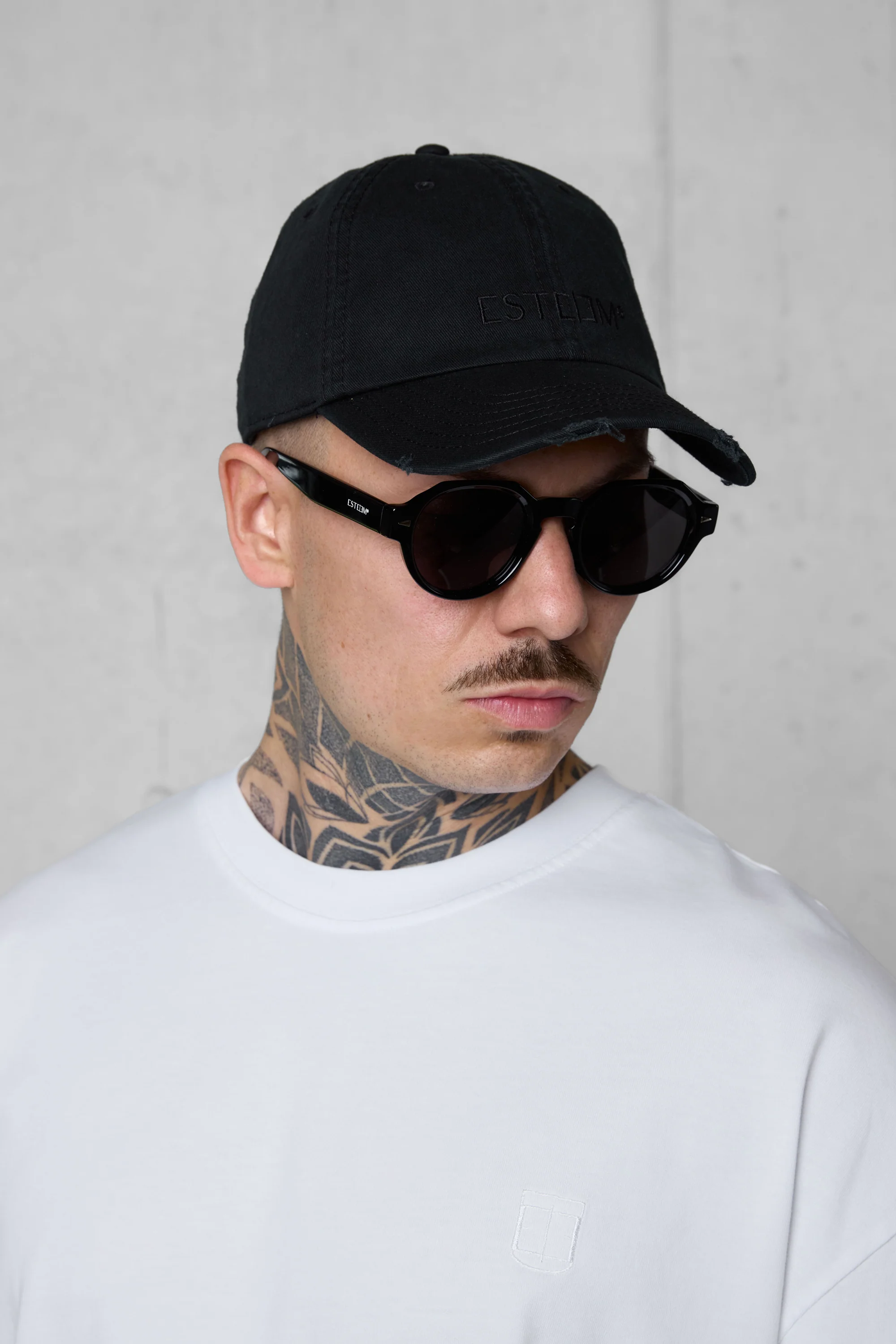 BLACK DESTROYED BASECAP - Image 3