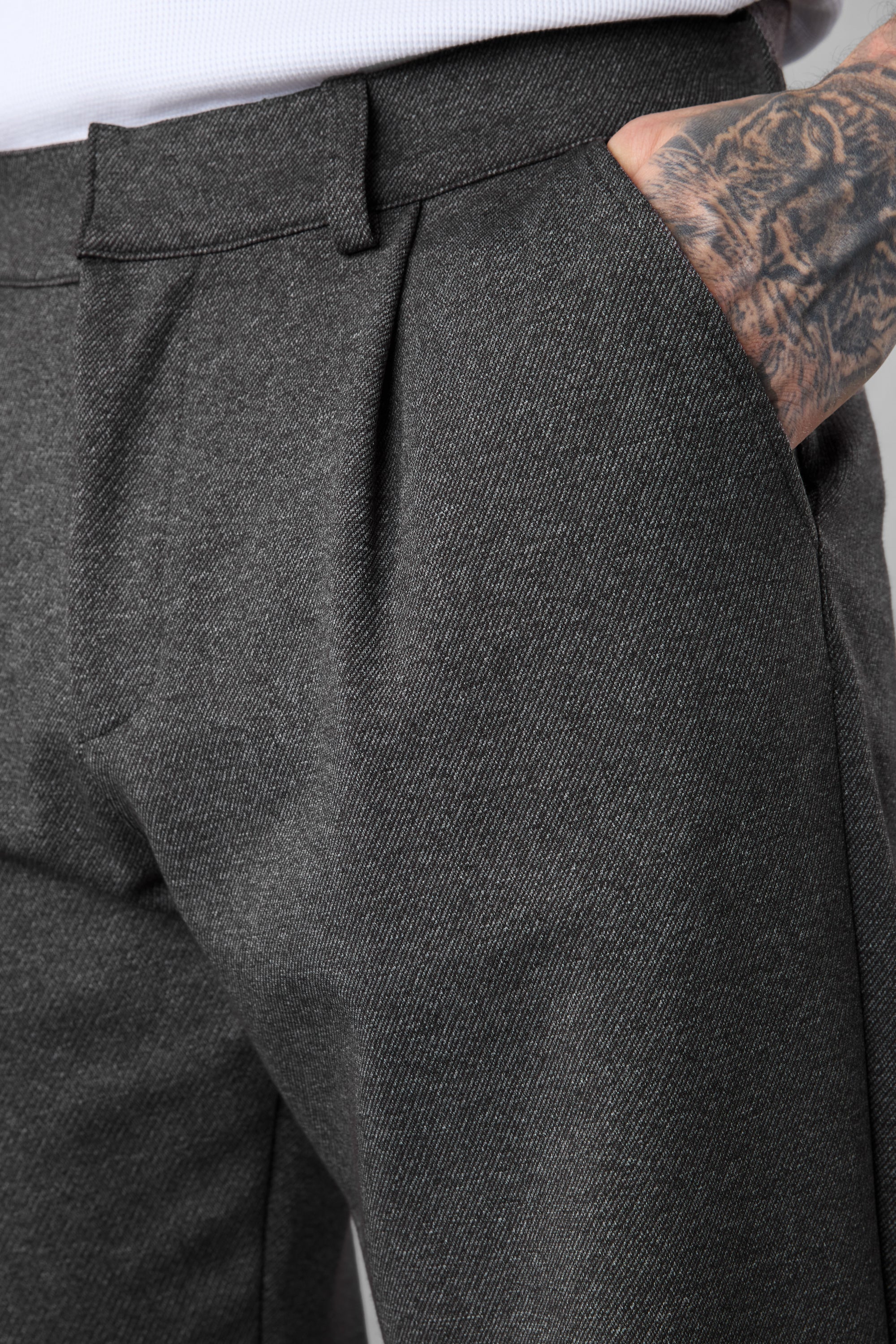 COFFEE WIDE TAILORED PANTS - Image 3