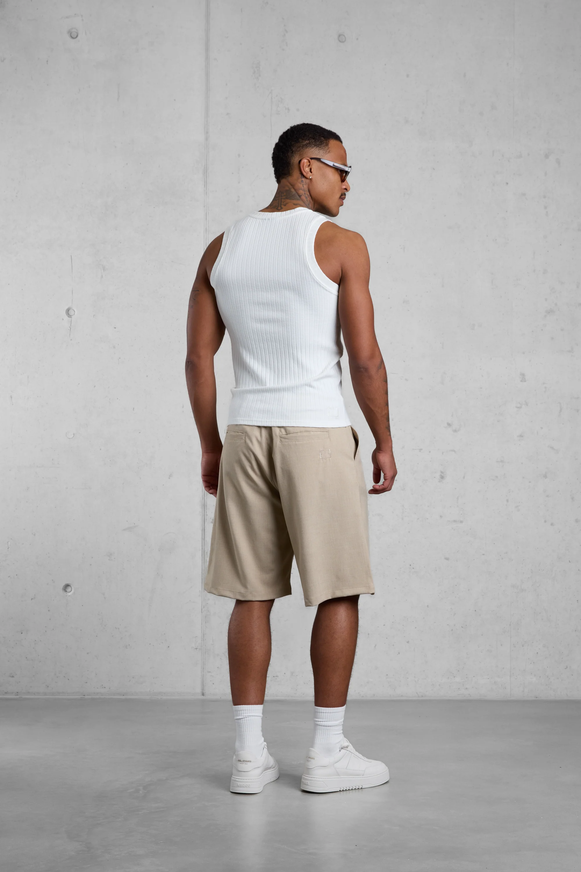 CREAM RIP TANK TOP - Image 5