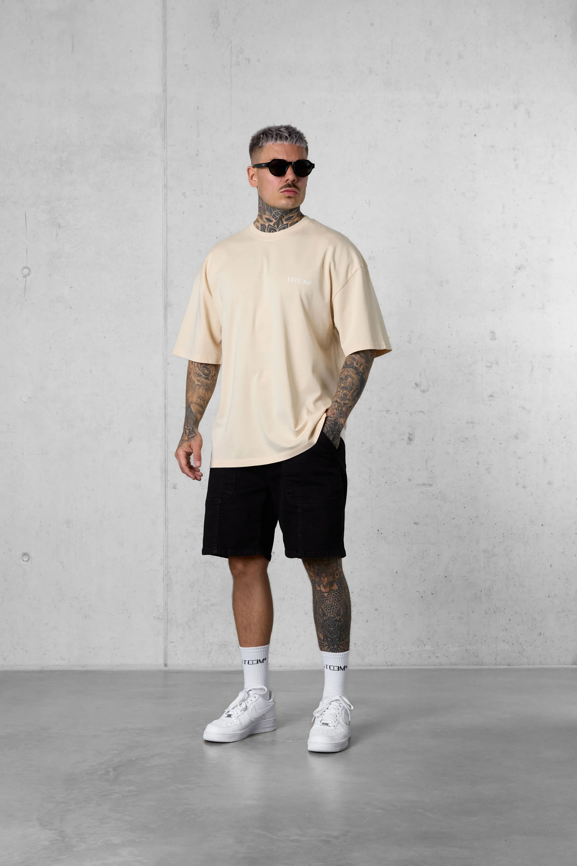 CREMEBRULEE DISCREET OVERSIZED TEE - Image 2