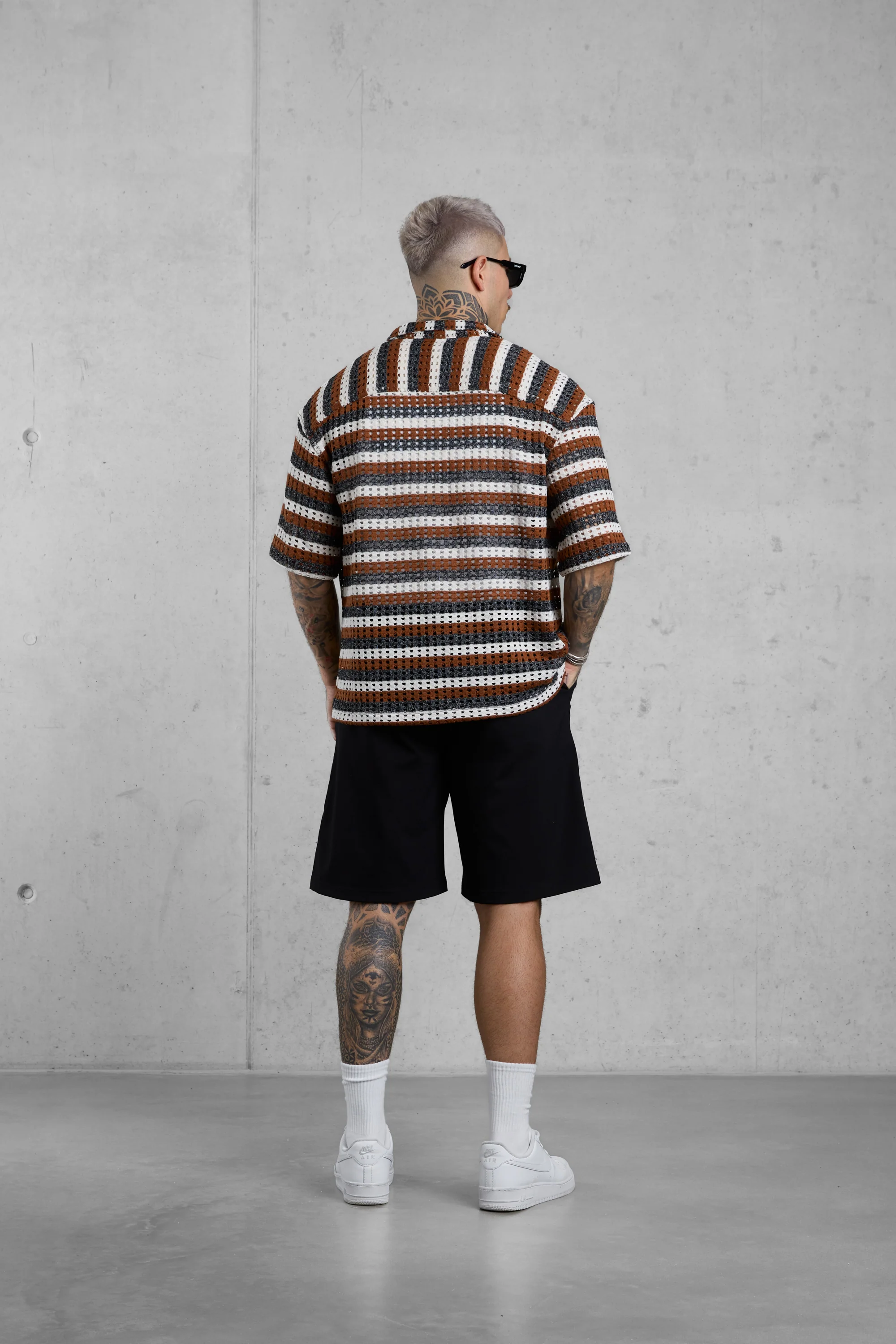 CROCHET STRIPED SHIRT - Image 5