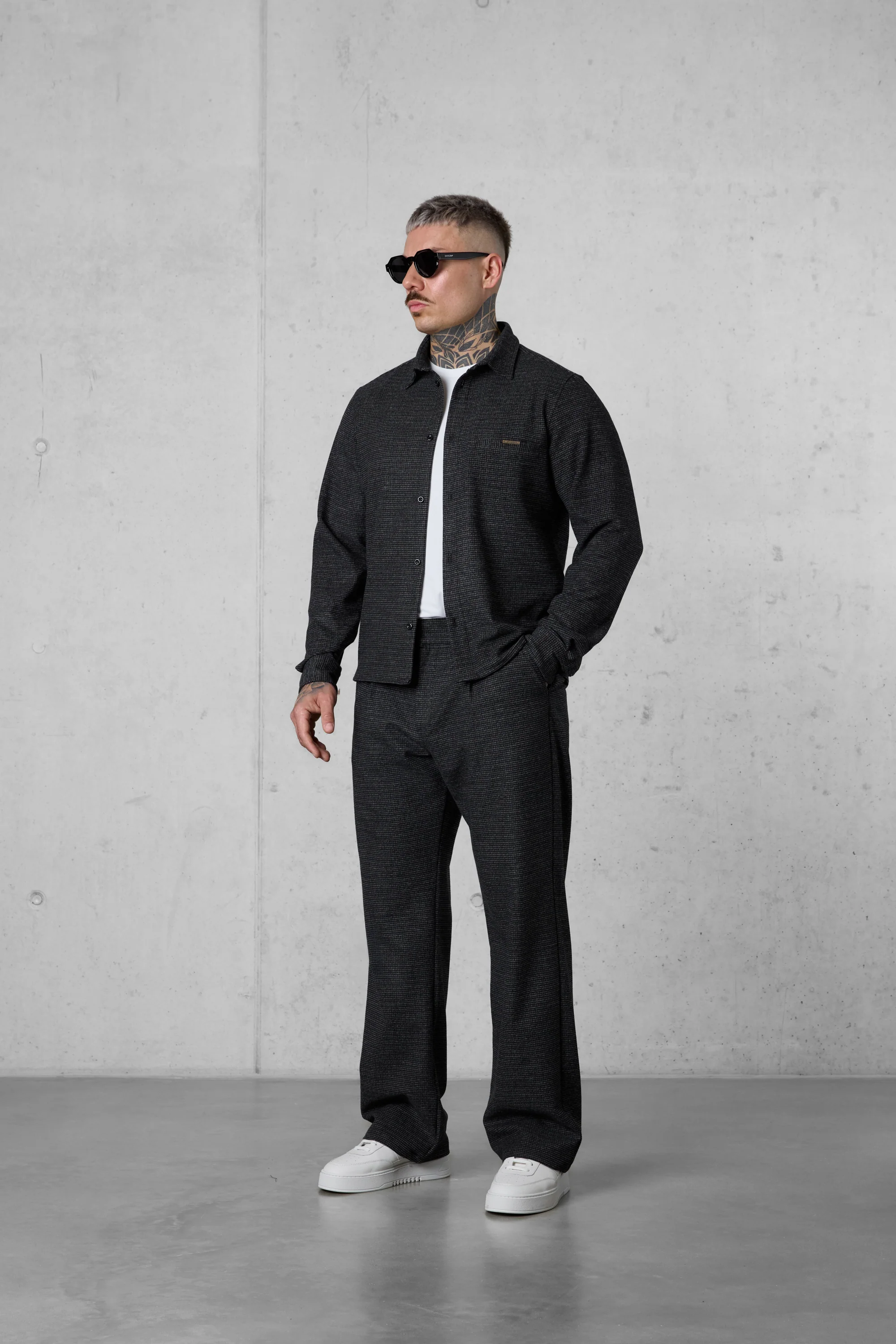 DARKBLUE VINTAGE TAILORED SHIRT - Image 2