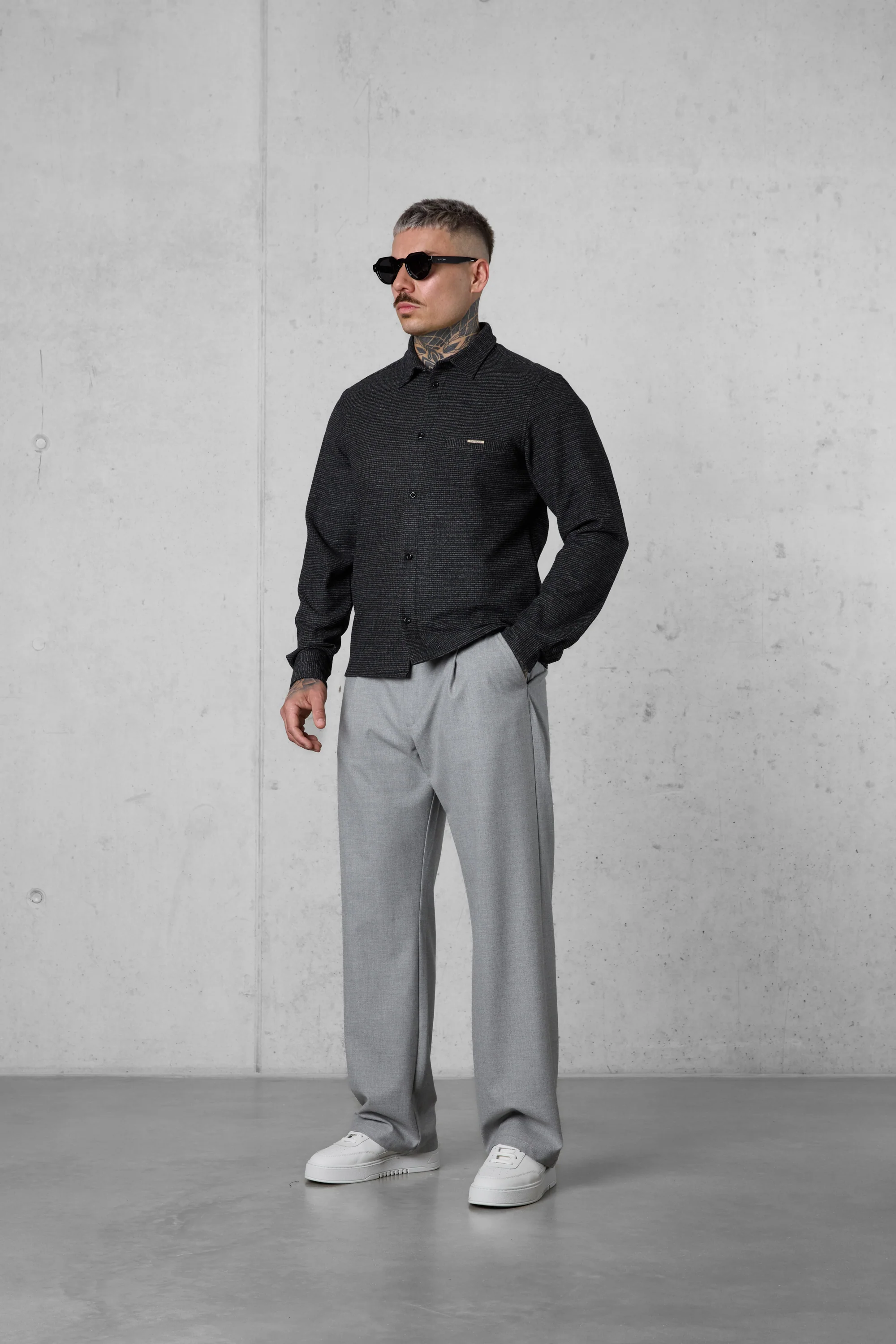 DARKBLUE VINTAGE TAILORED SHIRT - Image 5