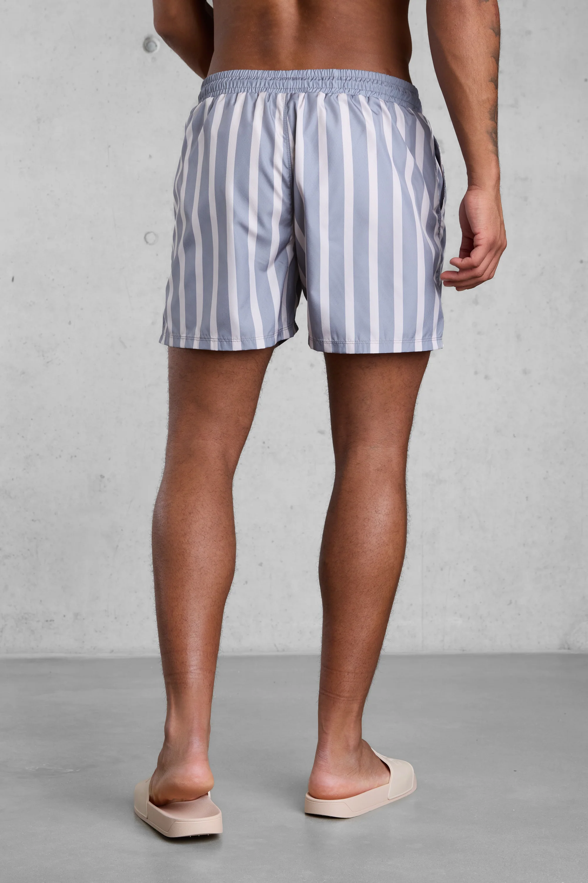 DARKKHAKI STRIPED SWIMSHORTS - Image 5