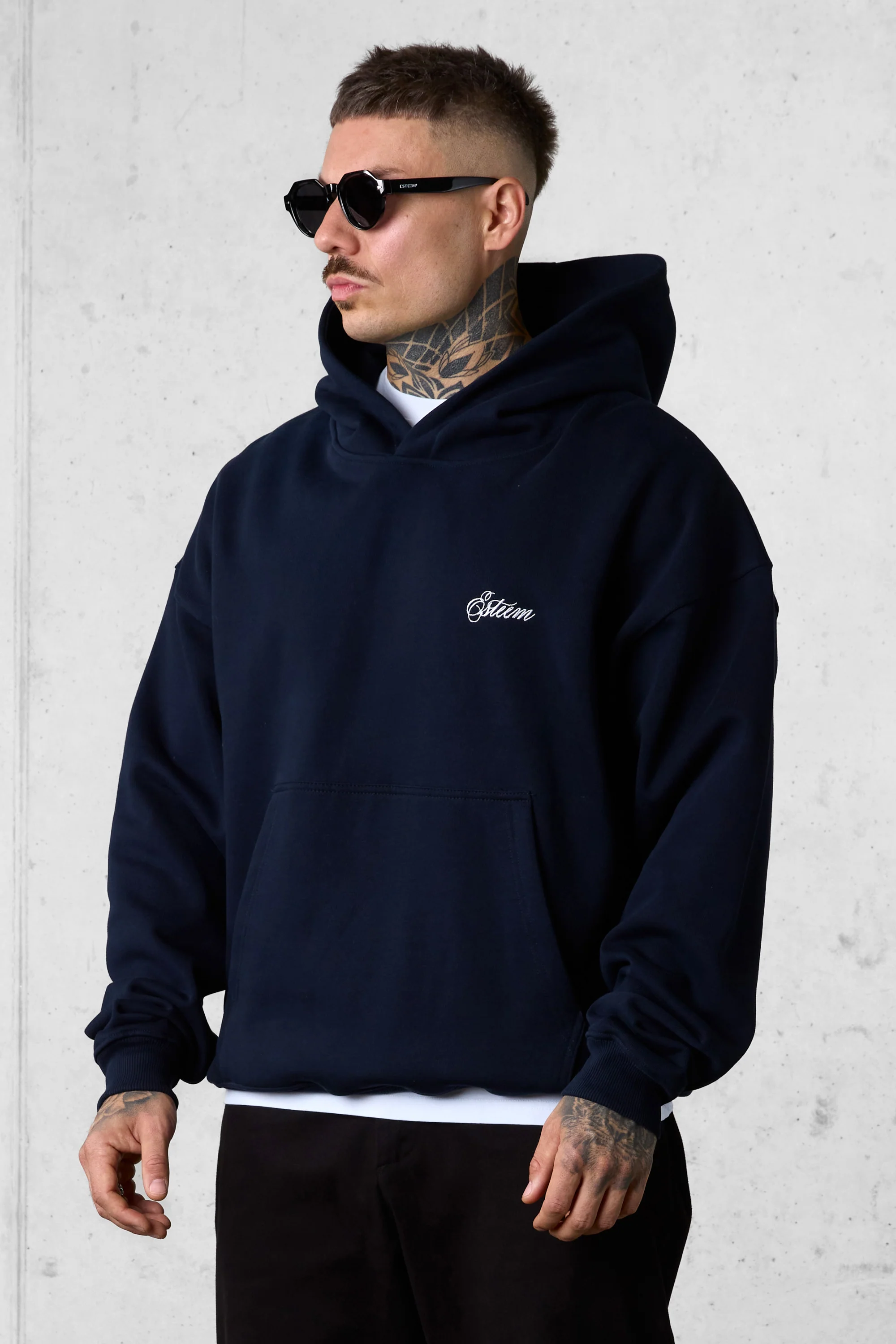 DARKSAPPHIRE SIGNATURE OVERSIZED HOODIE - Image 3