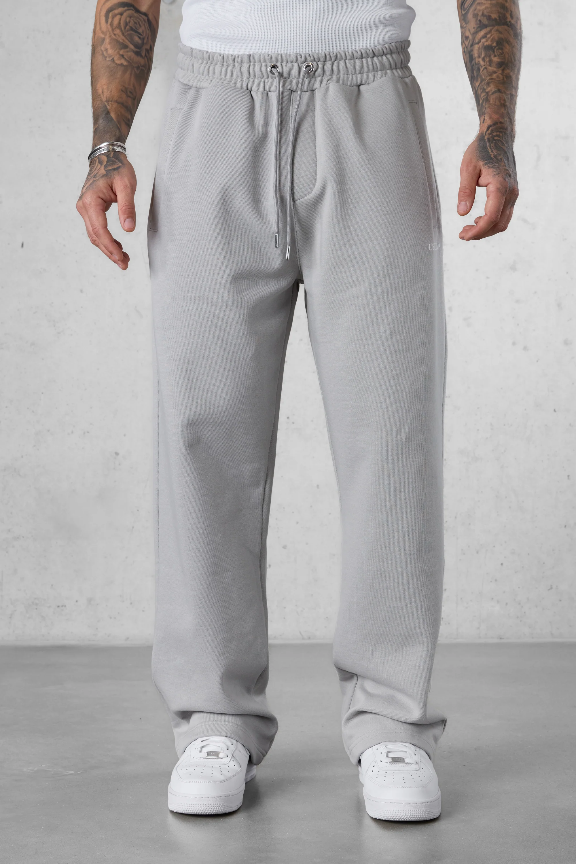GREY DISCREET BAGGY JOGGER - Image 3