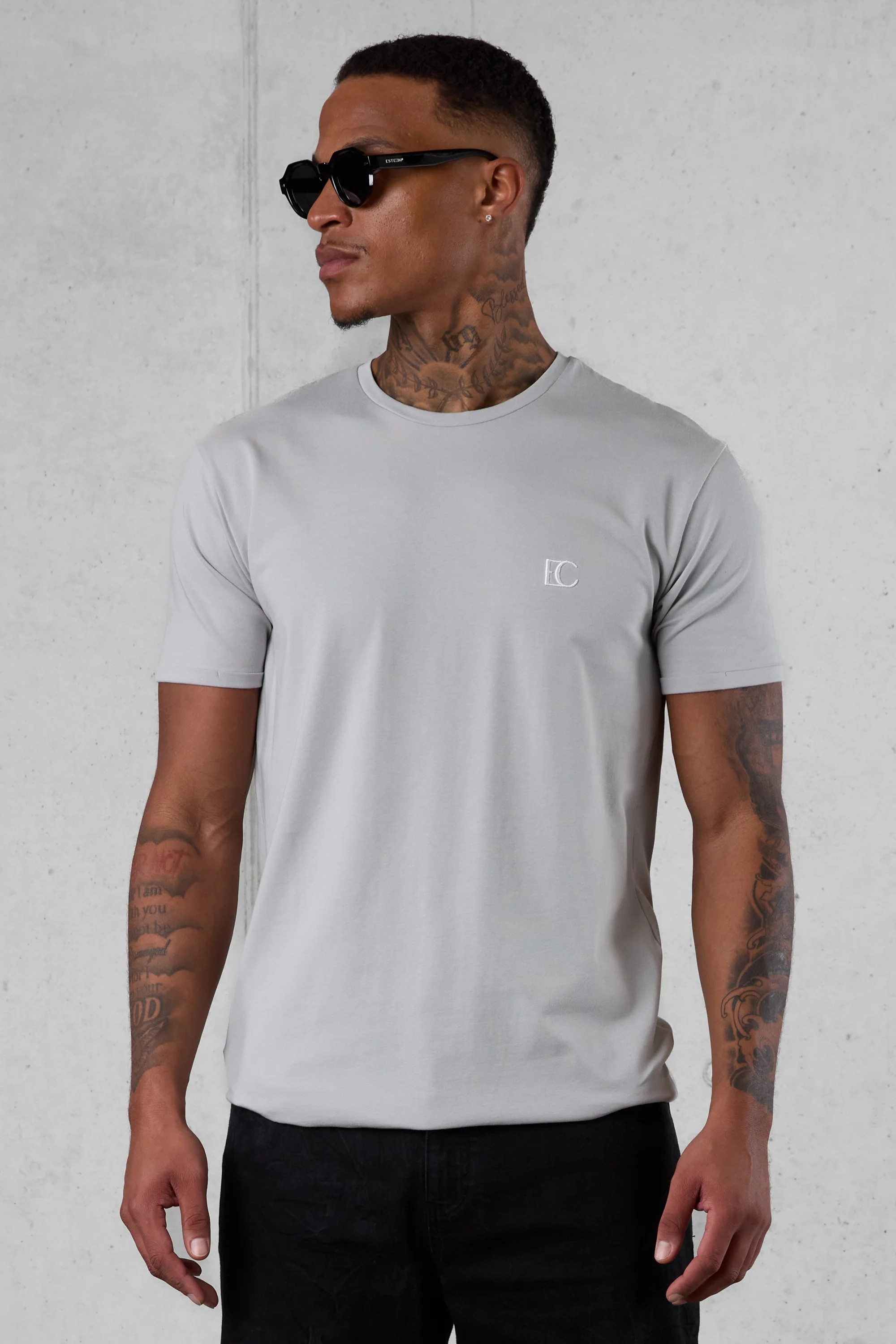 GREY EC LOGO TEE - Image 3