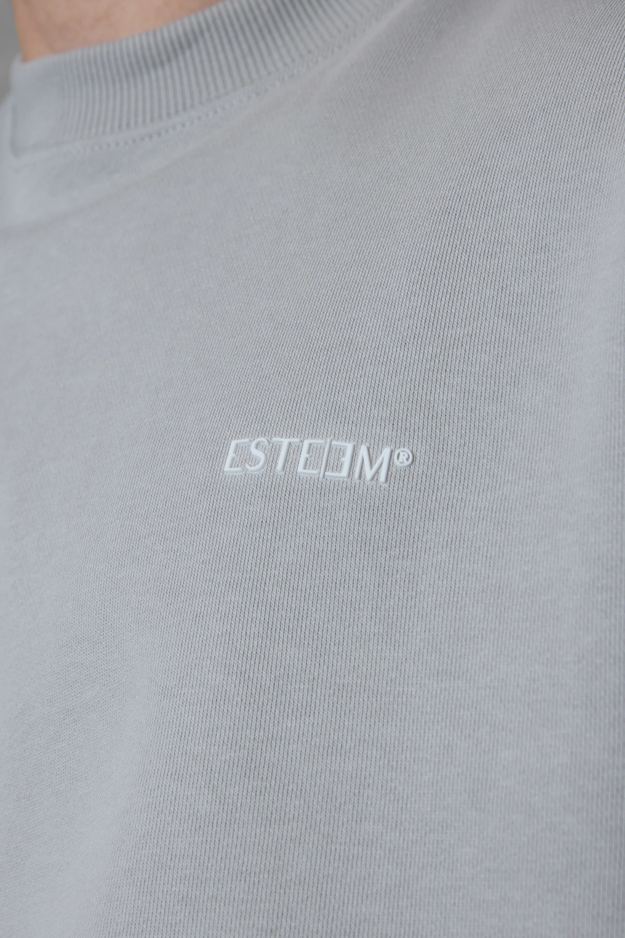 GREY ESSENTIAL OVERSIZED SWEATER - Image 5