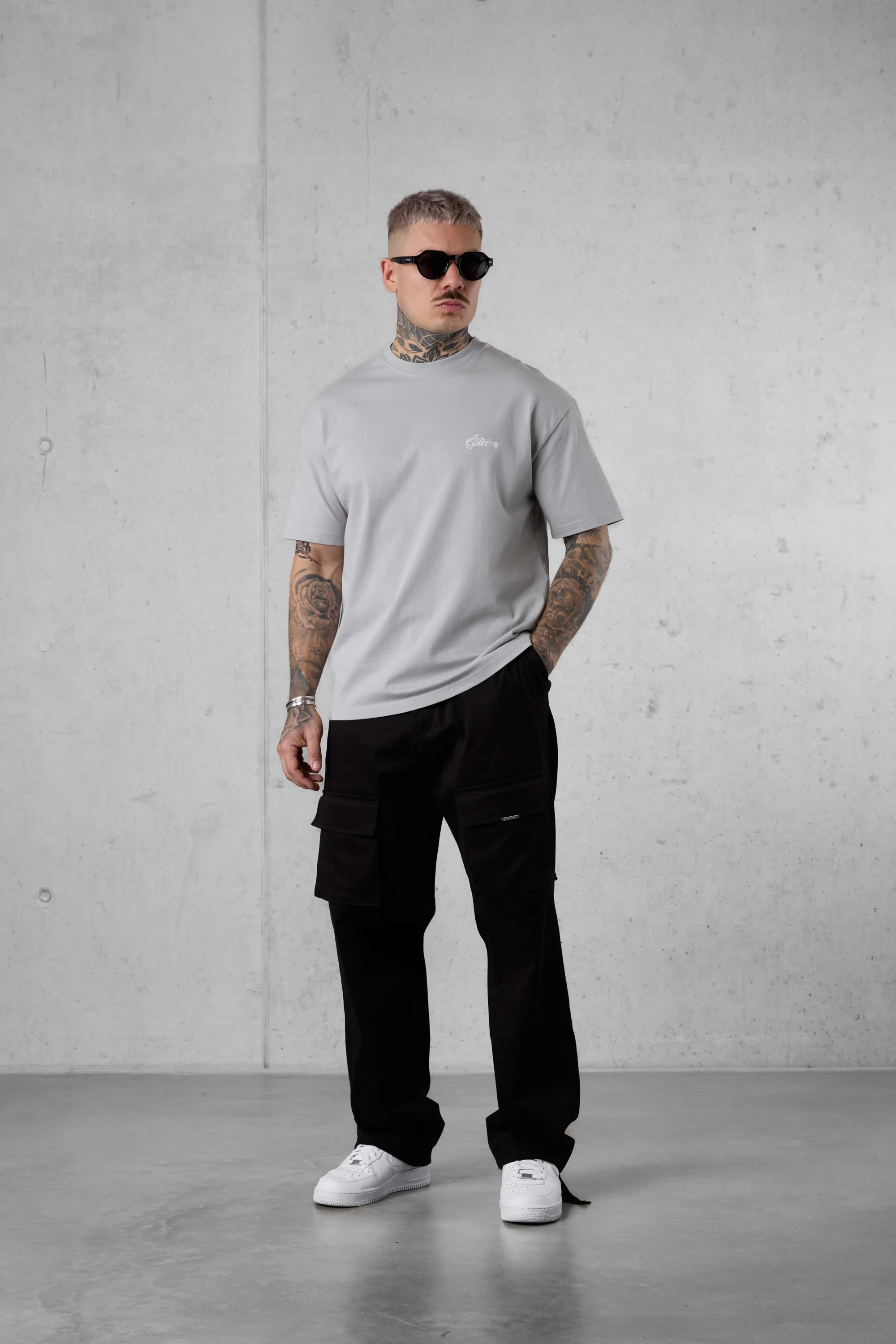 GREY SIGNATURE REGULAR TEE - Image 2