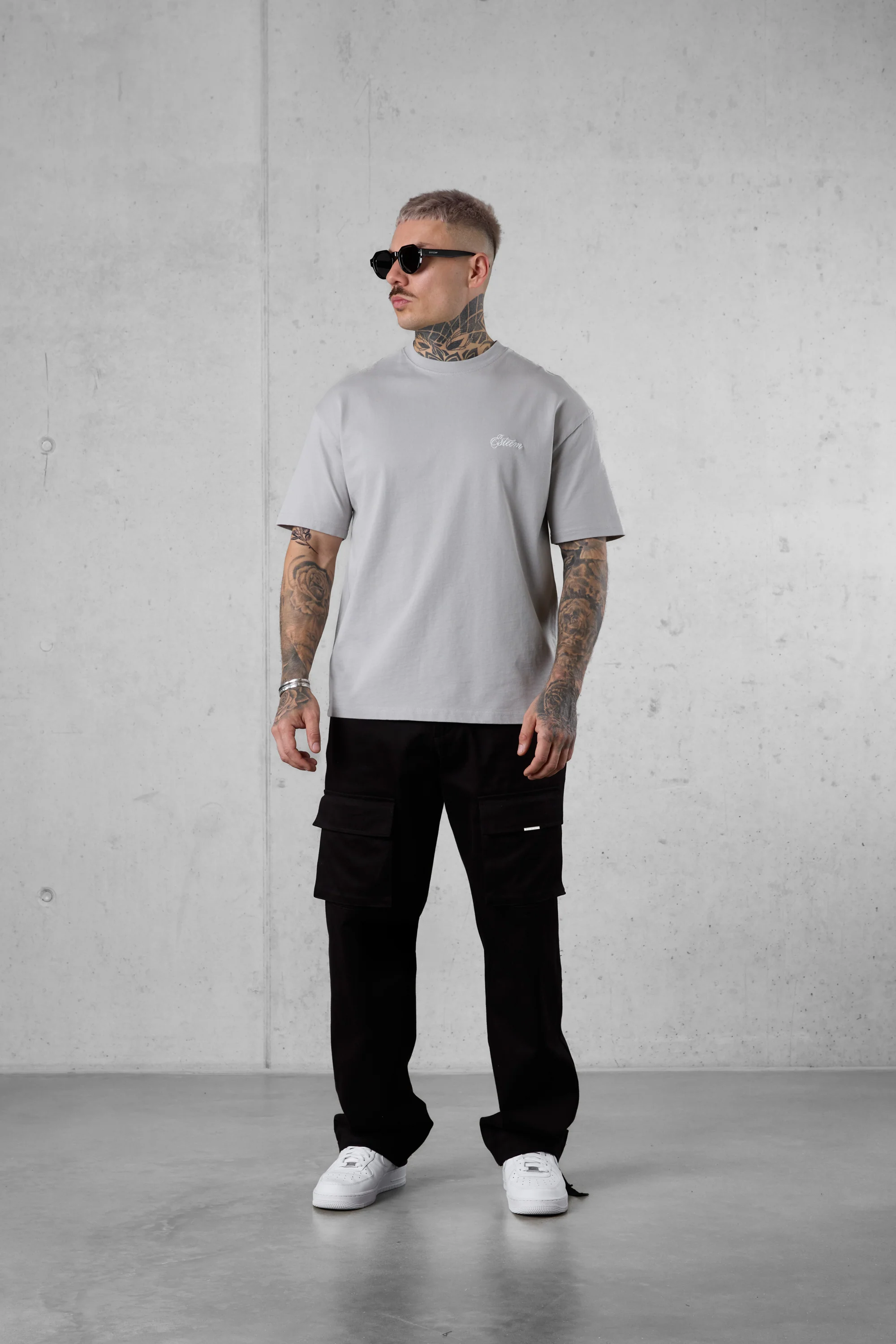 GREY SIGNATURE REGULAR TEE - Image 3