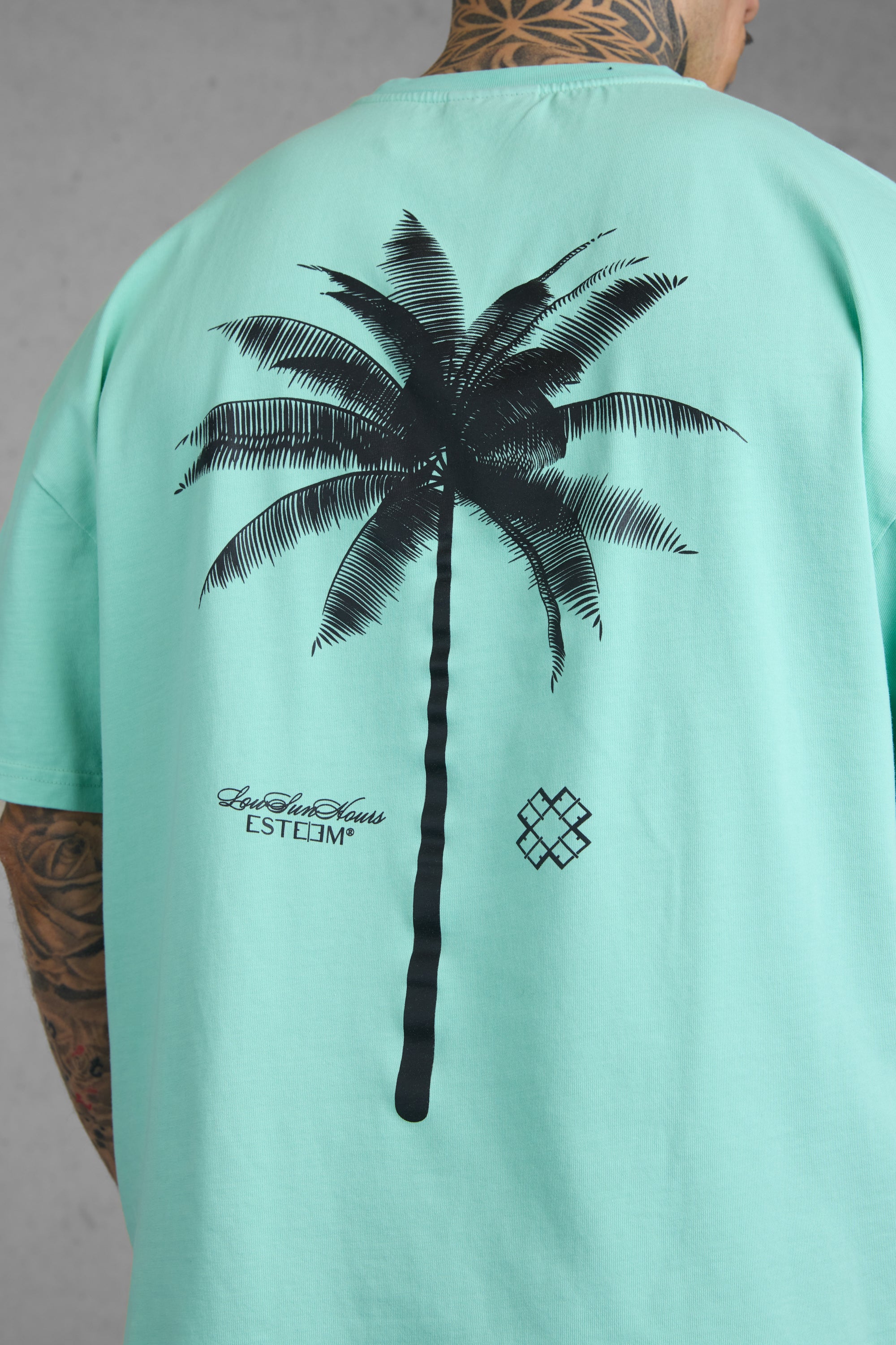 ICEGREEN PALM OVERSIZED TEE - Image 3