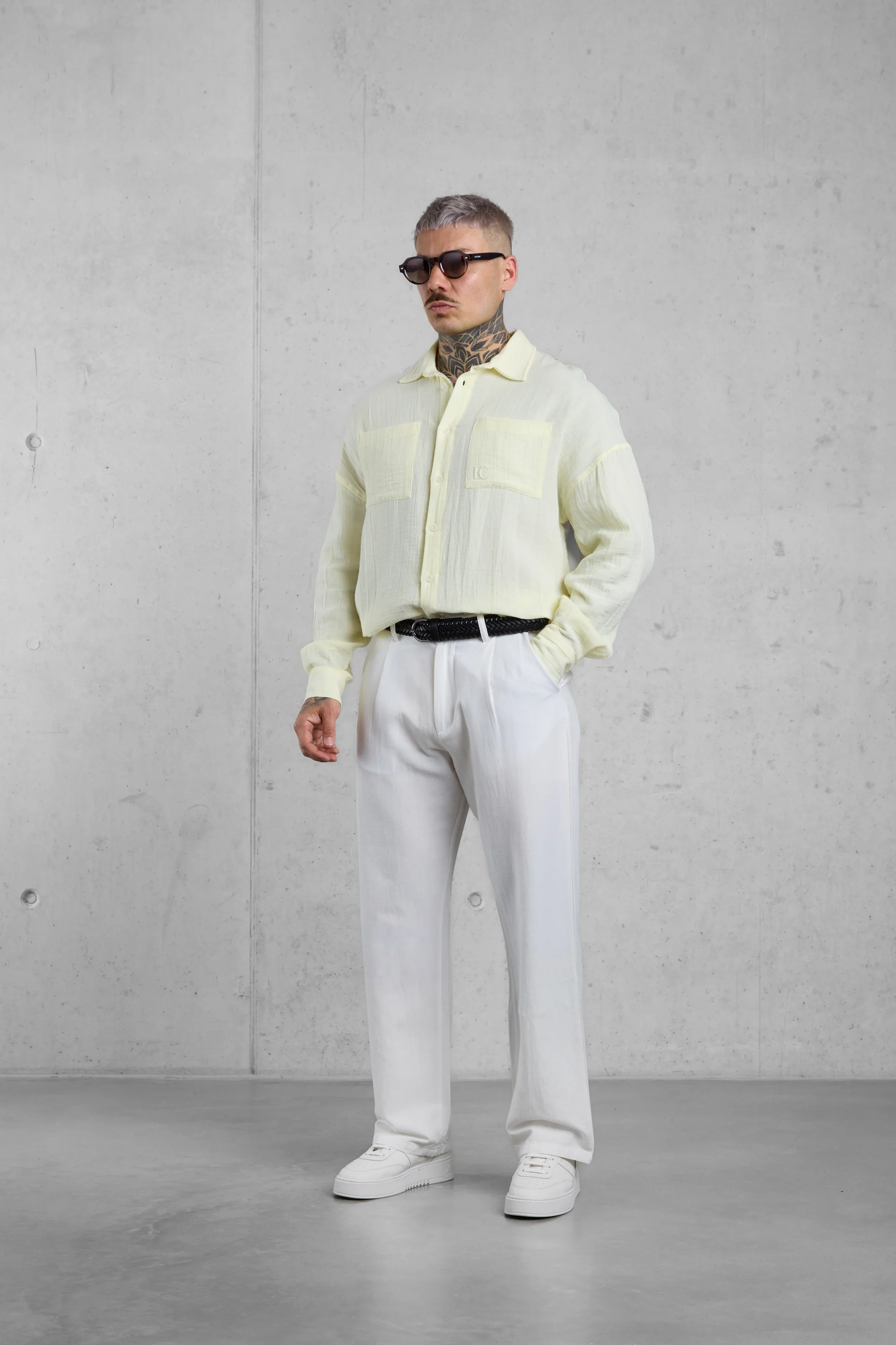 LEMON MUSLIN OVERSIZED SHIRT - Image 3