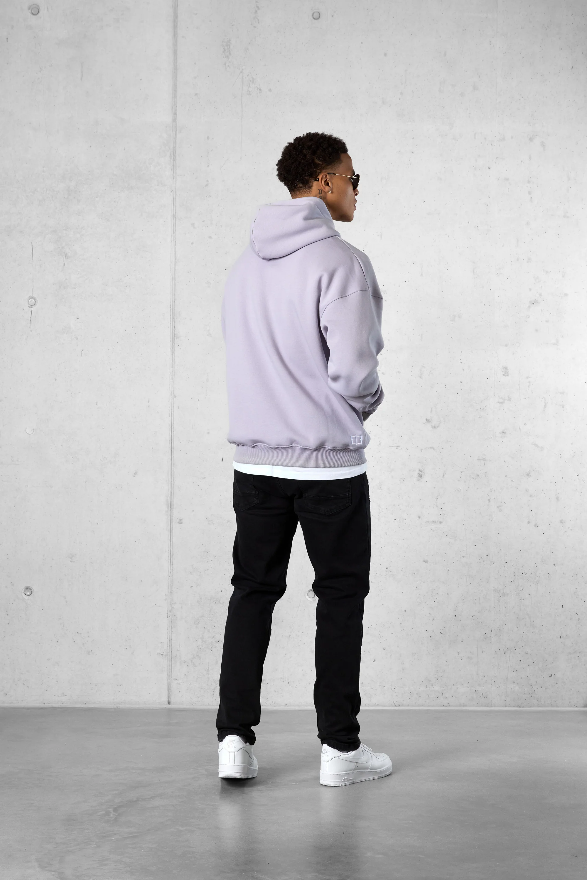 LILAC LETTERING OVERSIZED HOODIE - Image 4