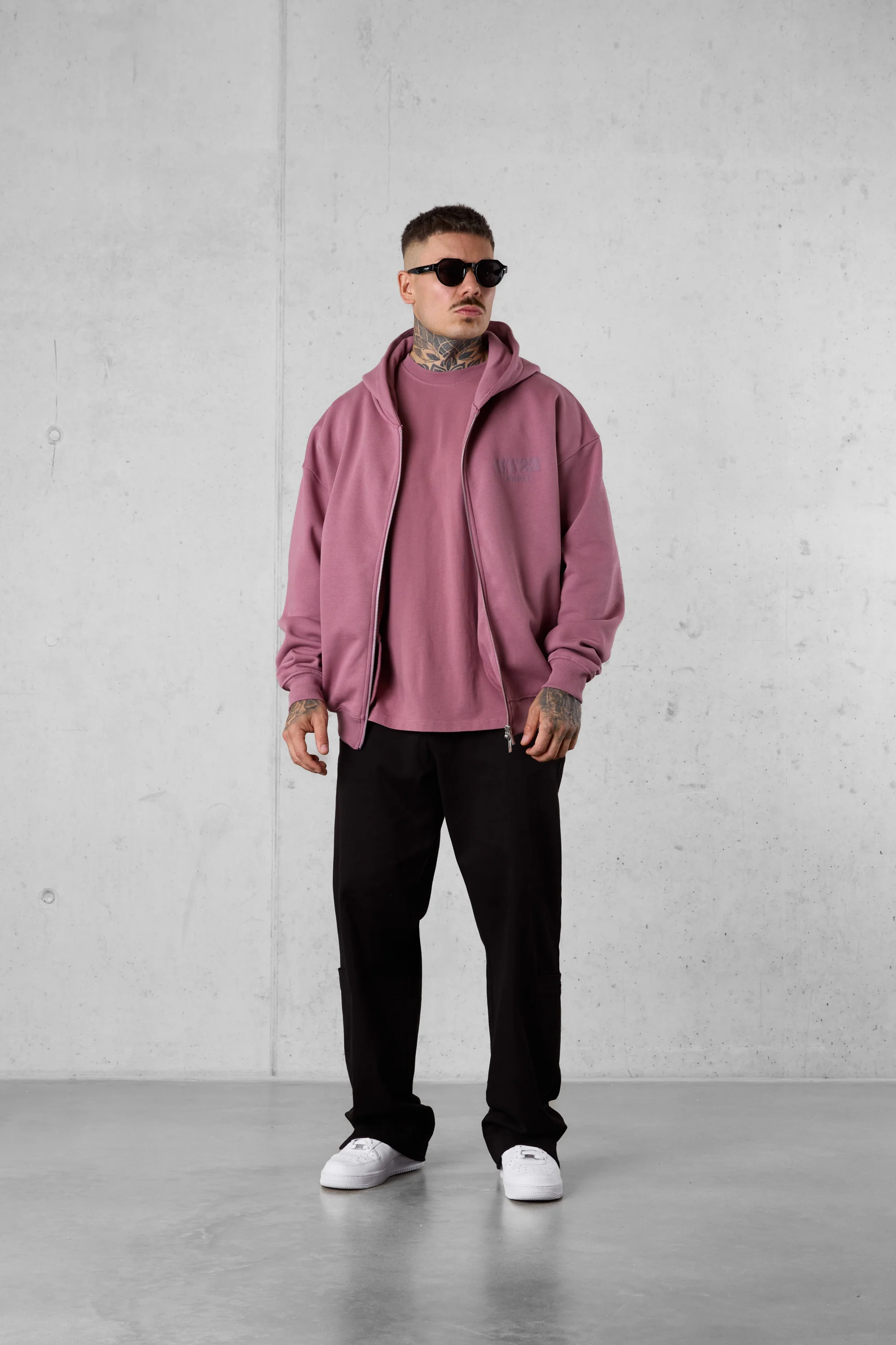 MAUVEROSE CMPNY OVERSIZED ZIP HOODIE - Image 4