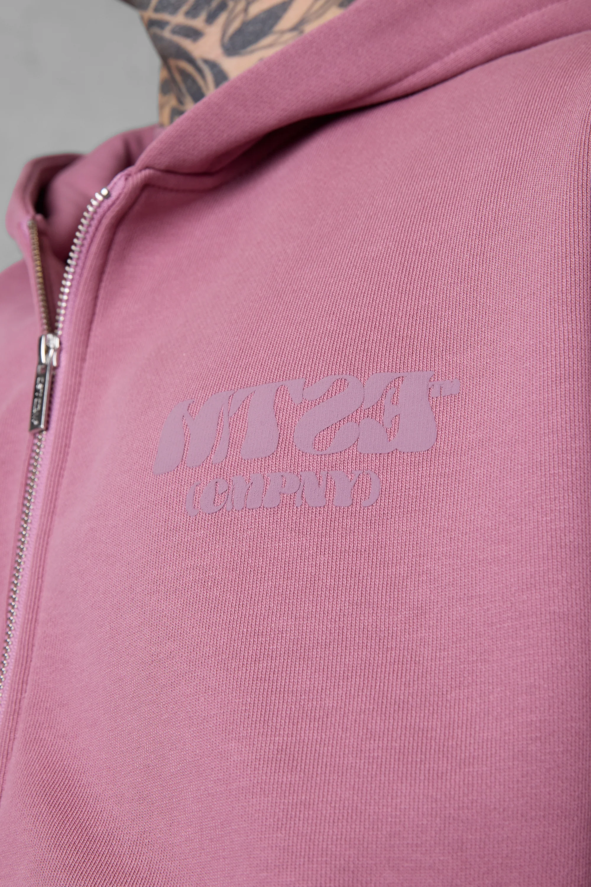 MAUVEROSE CMPNY OVERSIZED ZIP HOODIE - Image 6