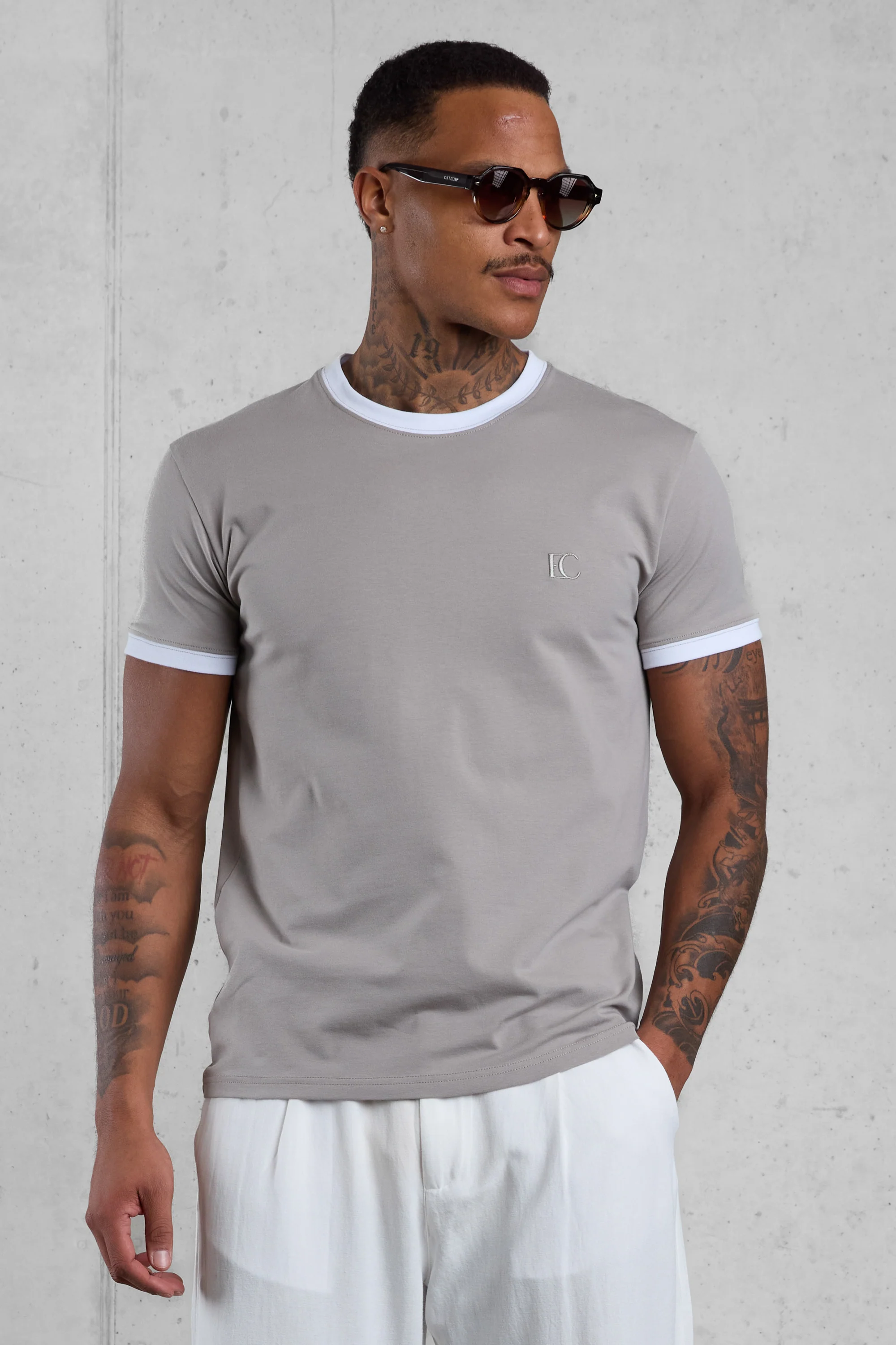 MINERALGREY CONTRAST TEE - Image 4