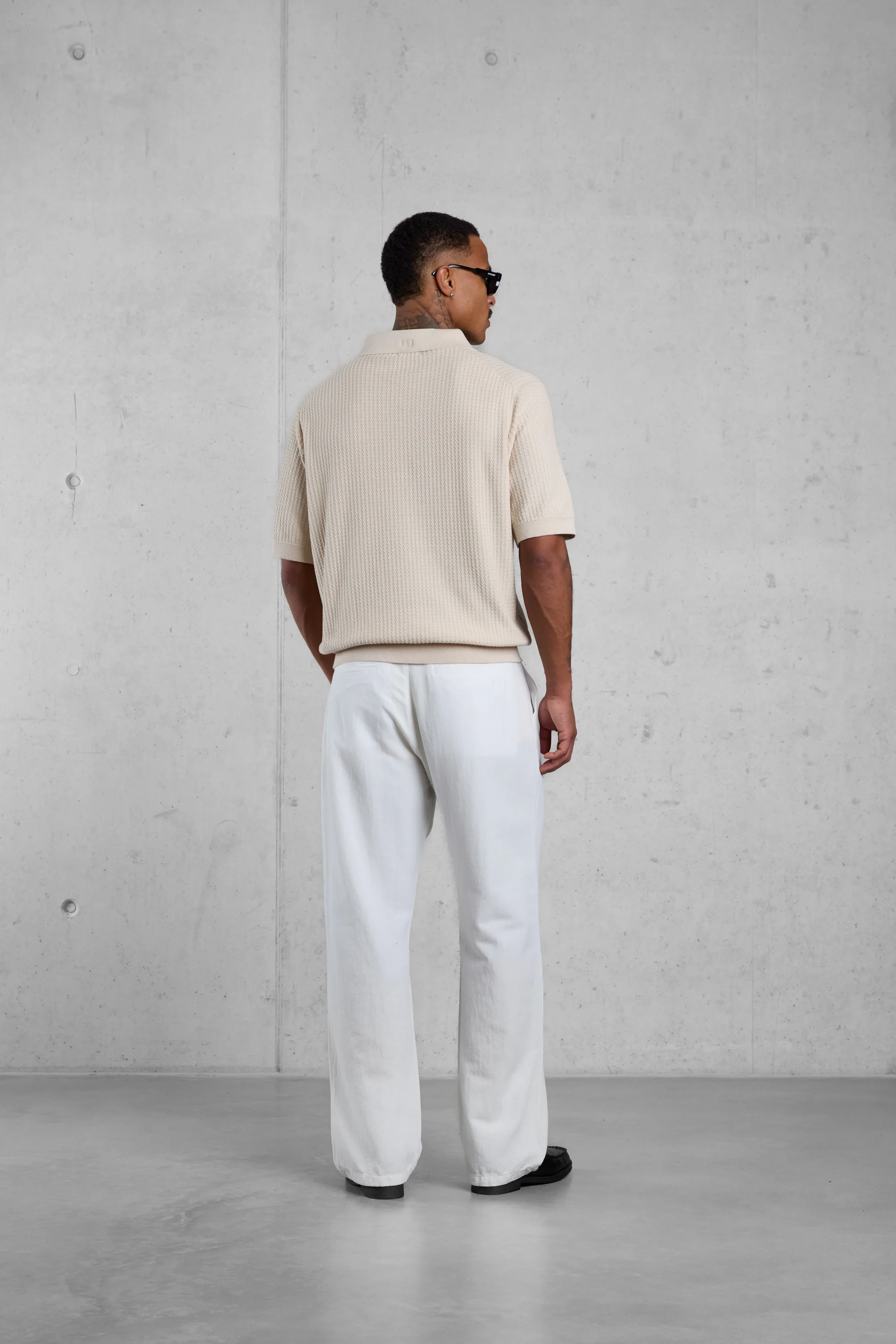 OAT OVERSIZED KNIT POLOSHIRT - Image 4
