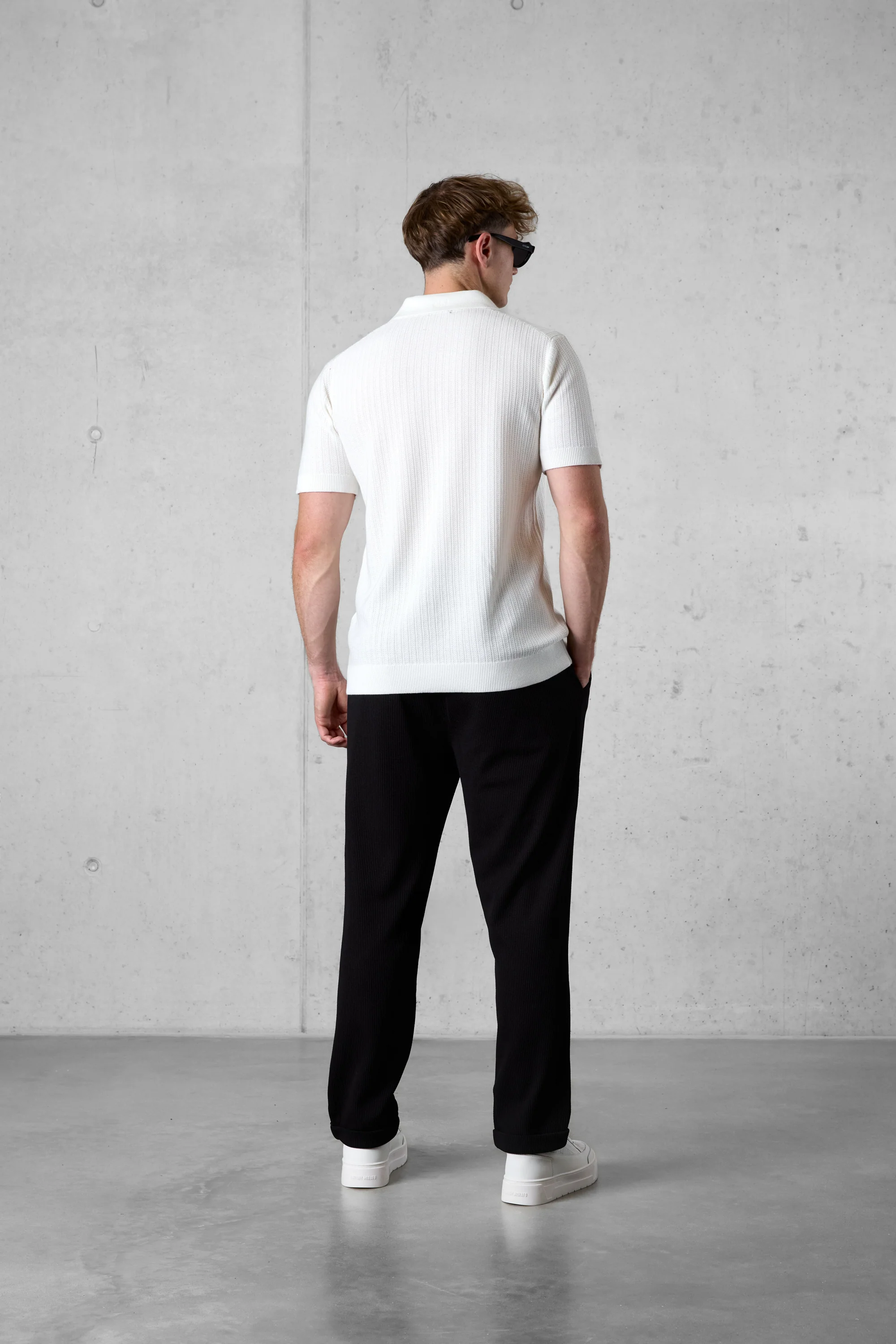OFFWHITE KNIT POLOSHIRT - Image 4