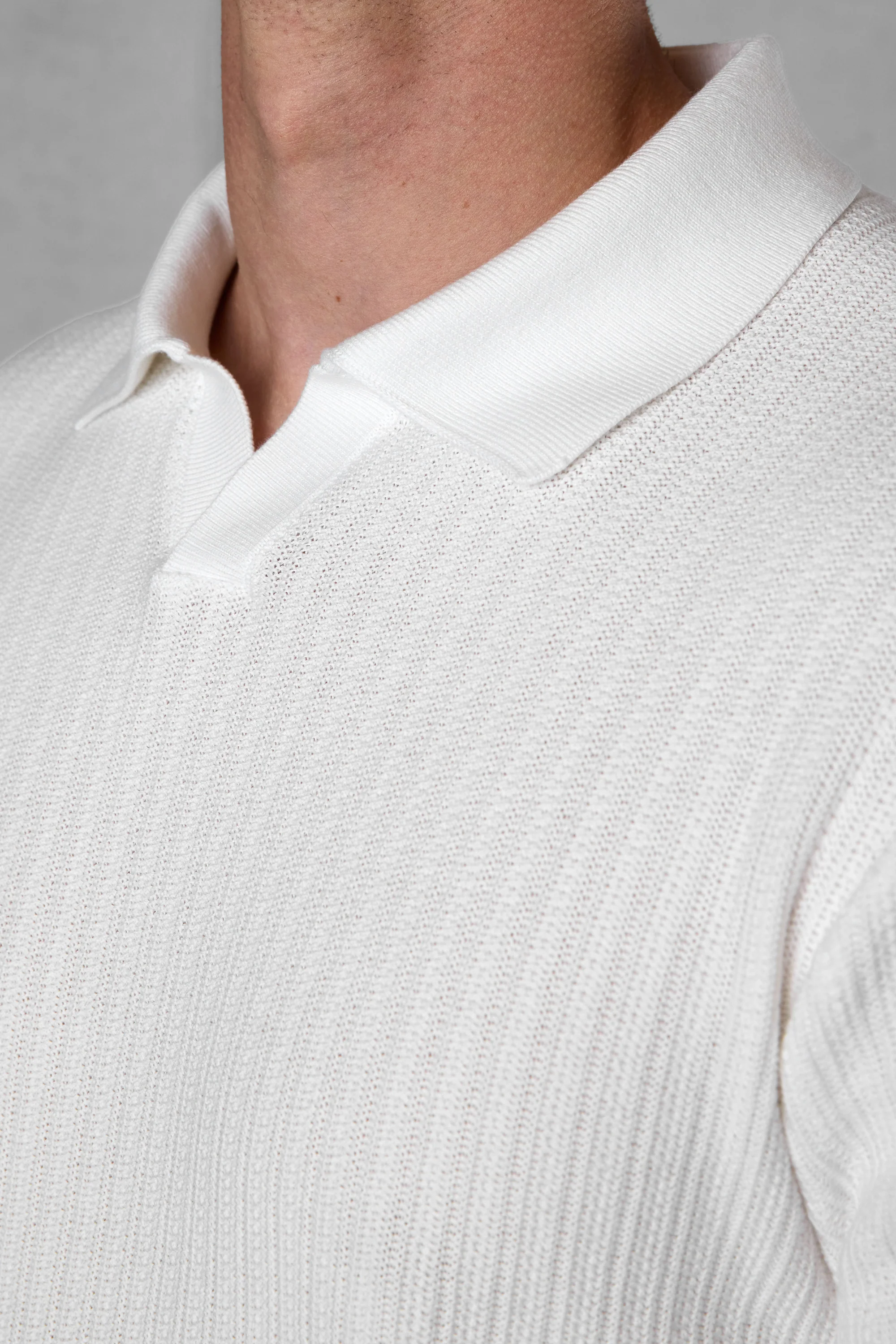 OFFWHITE KNIT POLOSHIRT - Image 6