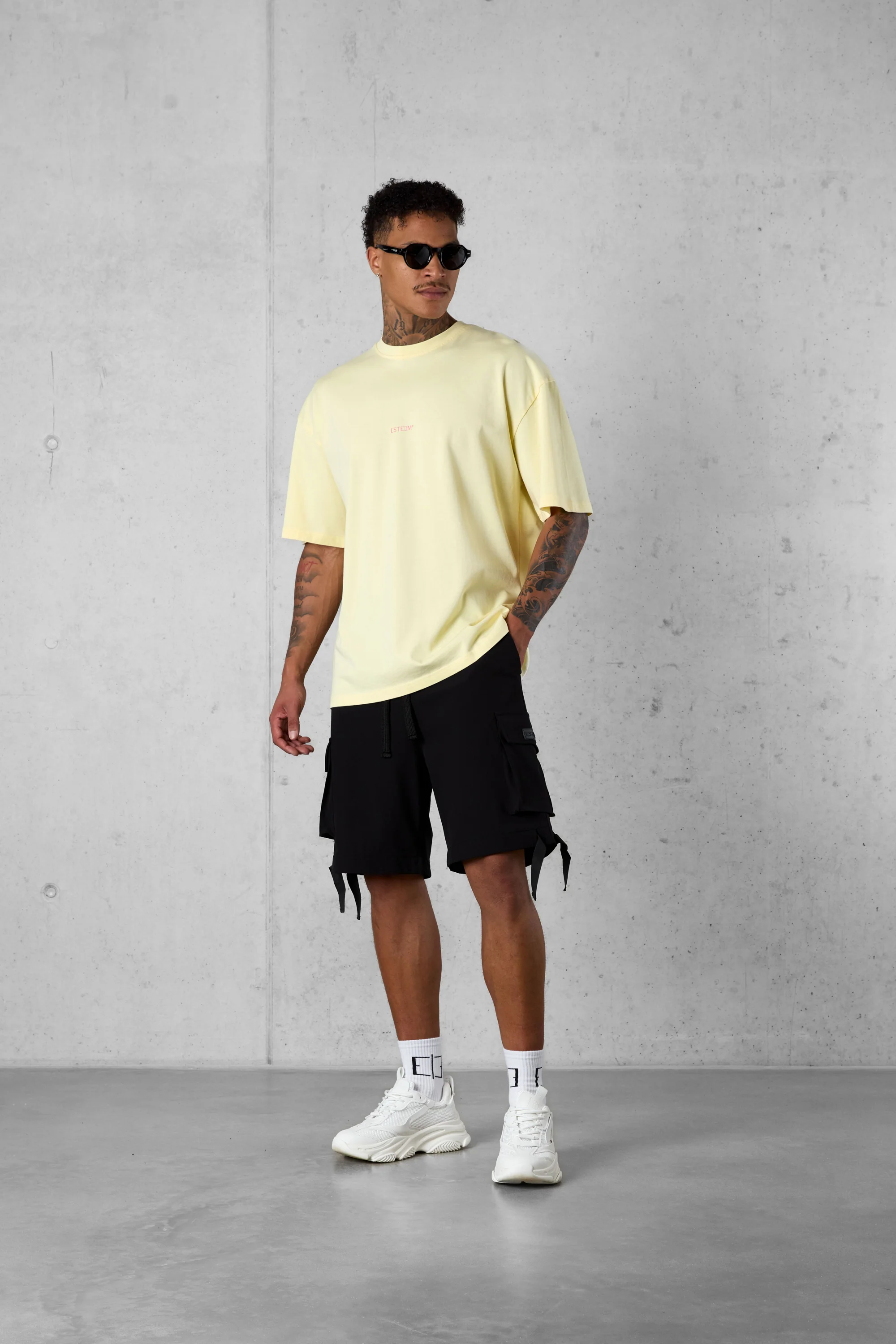 PASTELYELLOW BLAZING SUNSHINE OVERSIZED TEE - Image 2