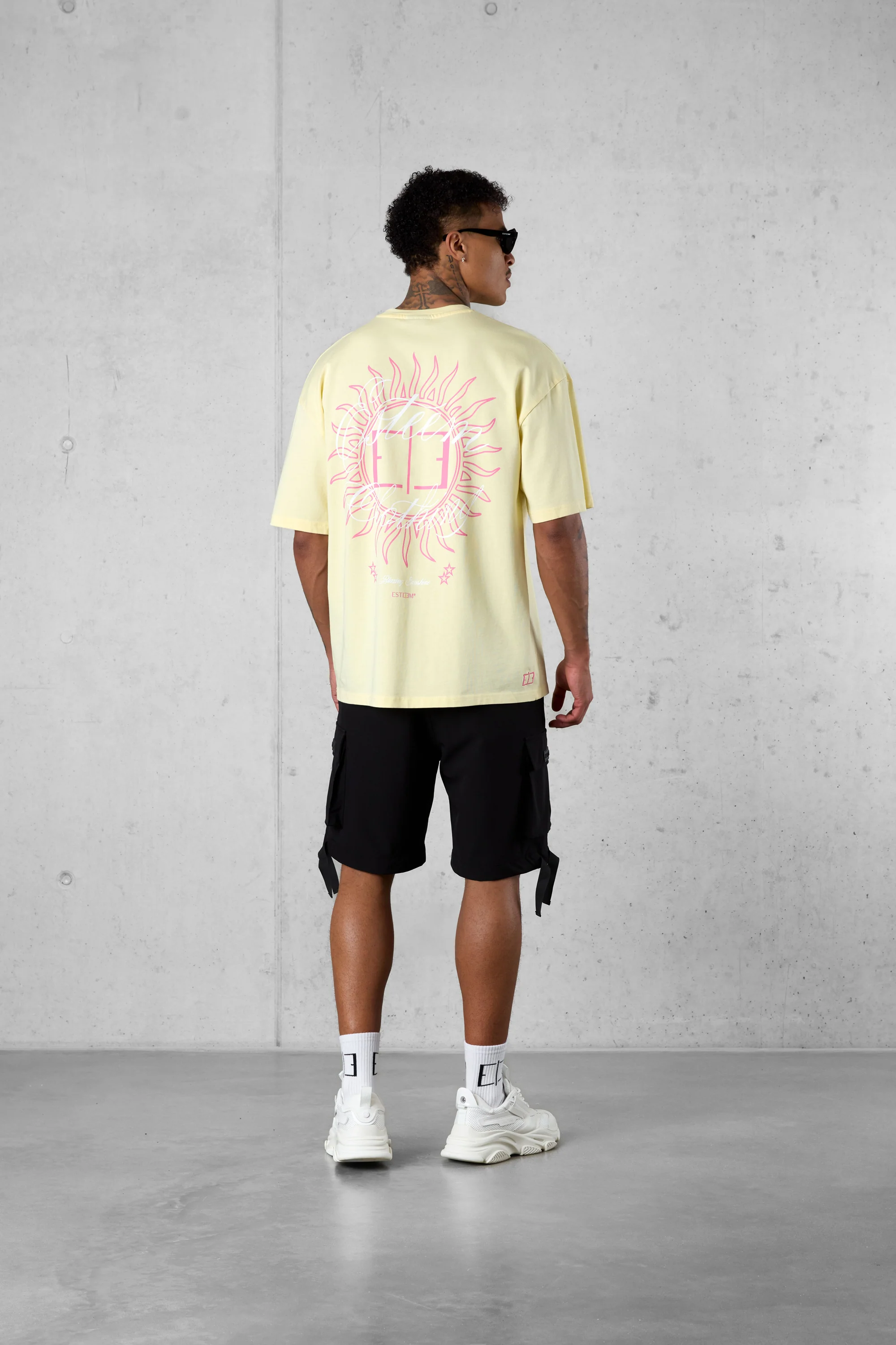 PASTELYELLOW BLAZING SUNSHINE OVERSIZED TEE - Image 4