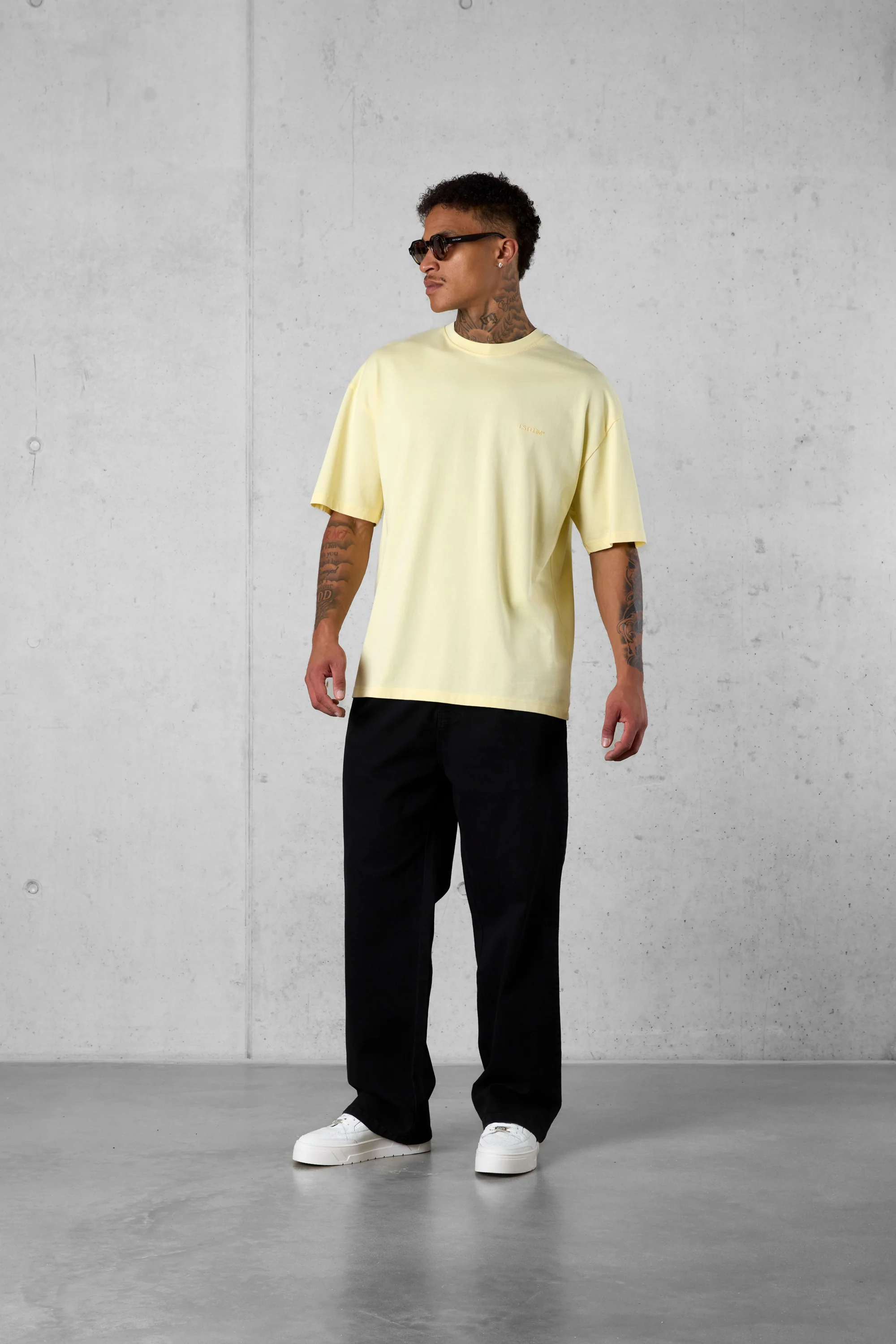 PASTELYELLOW ESSENTIAL OVERSIZED TEE - Image 2