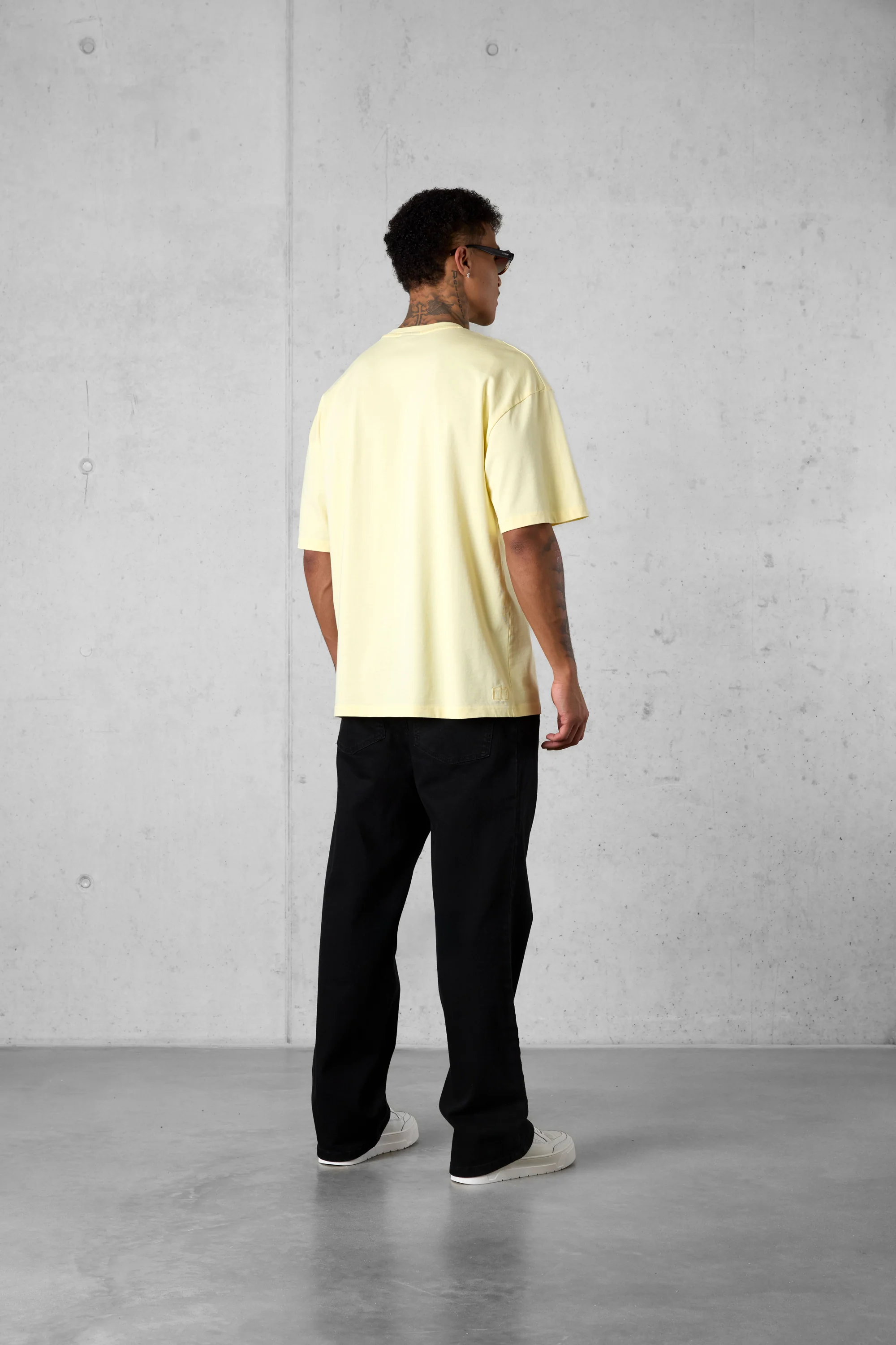 PASTELYELLOW ESSENTIAL OVERSIZED TEE - Image 4