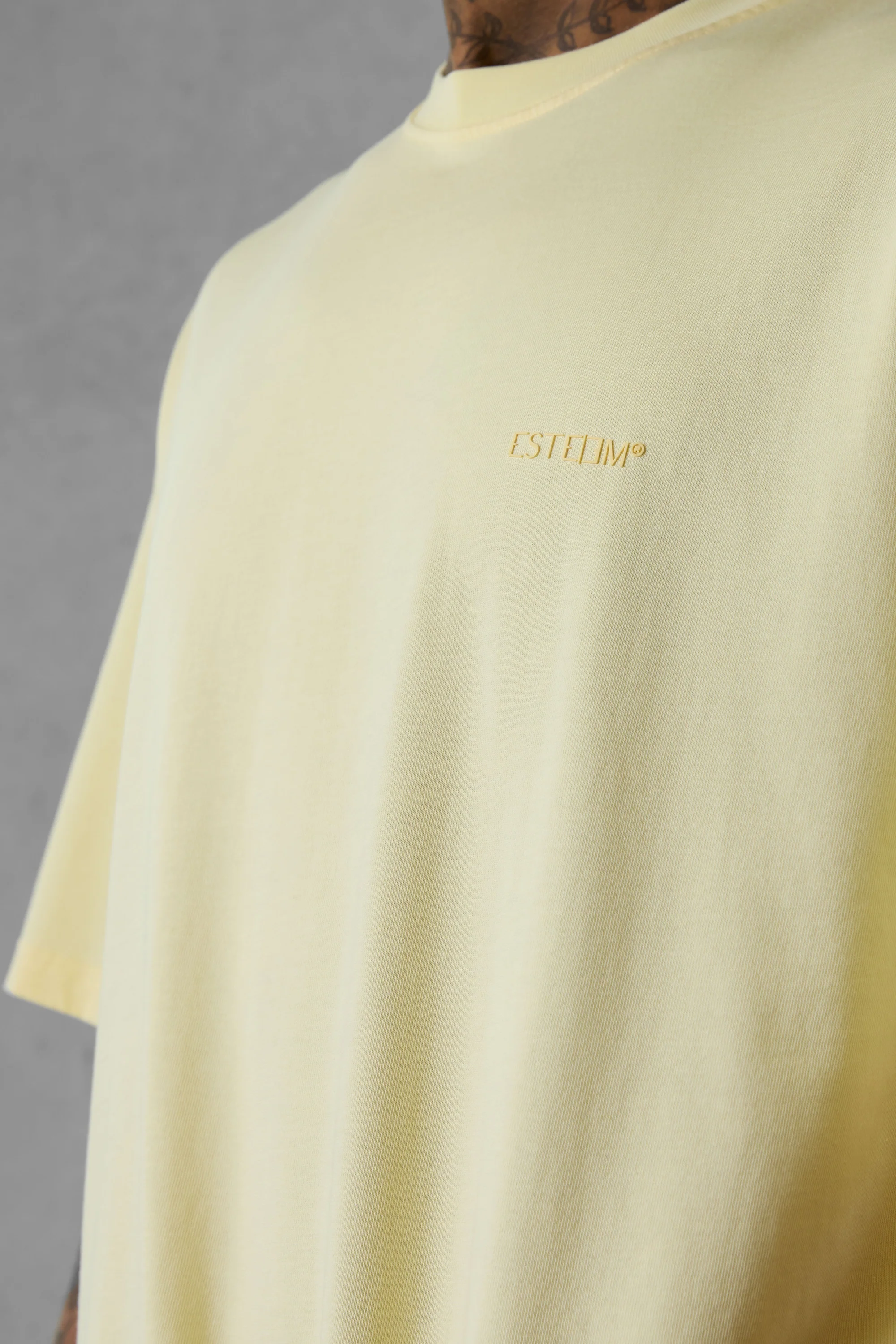 PASTELYELLOW ESSENTIAL OVERSIZED TEE - Image 5
