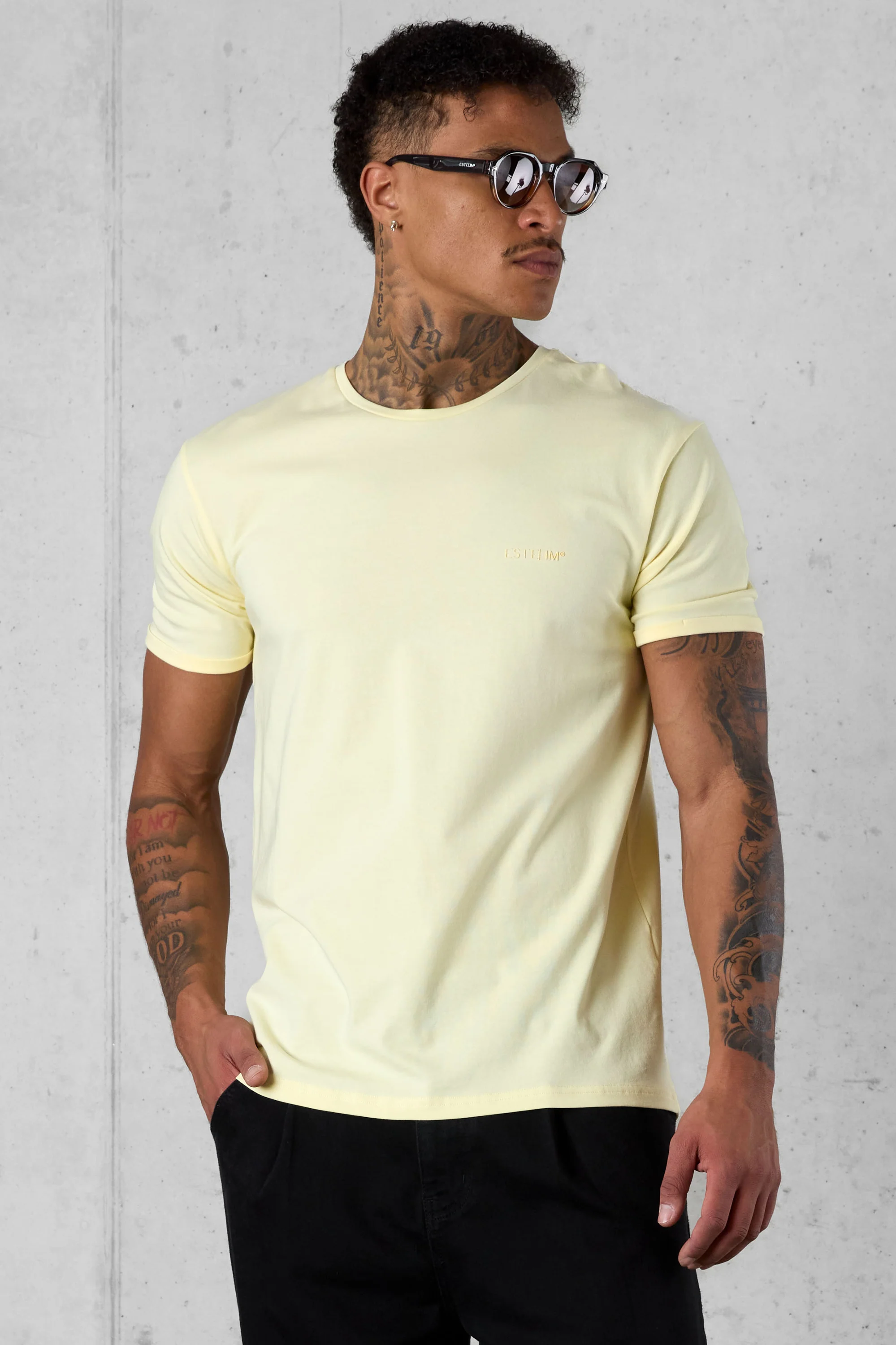 PASTELYELLOW ESSENTIAL TEE - Image 3