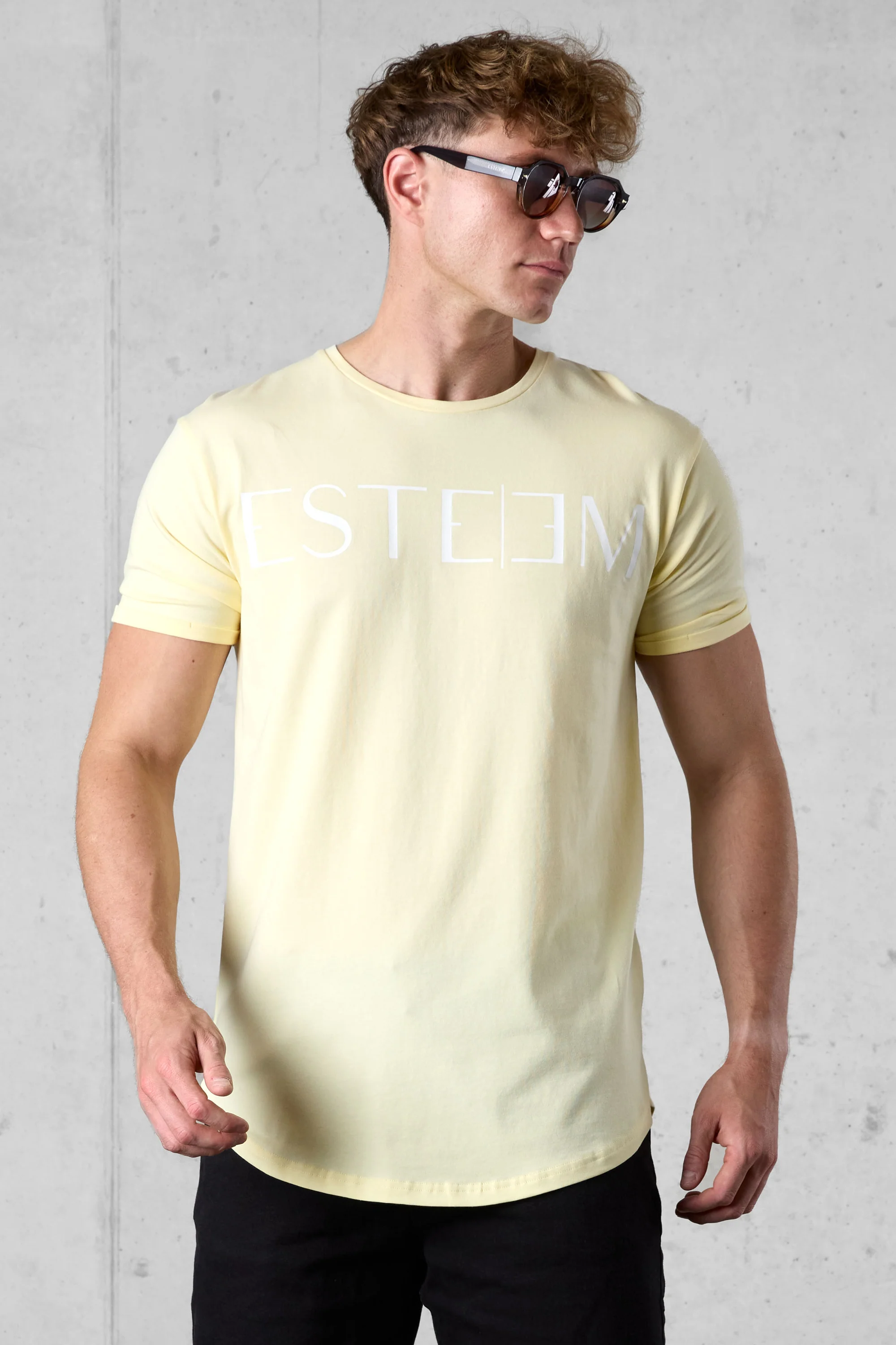 PASTELYELLOW LETTERING TEE - Image 3