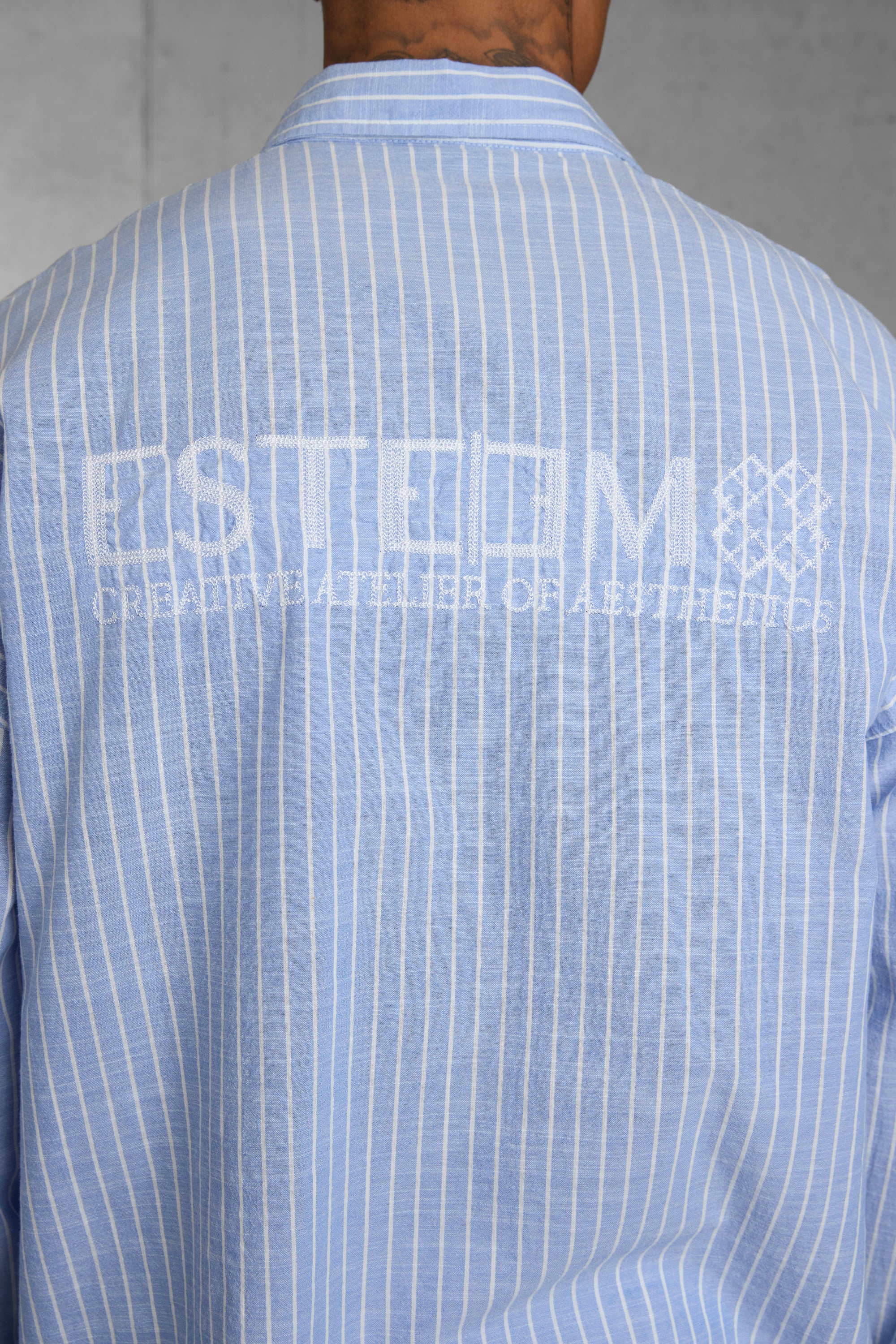 RIVIERABLUE STRIPED OVERSIZED SHIRT - Image 2