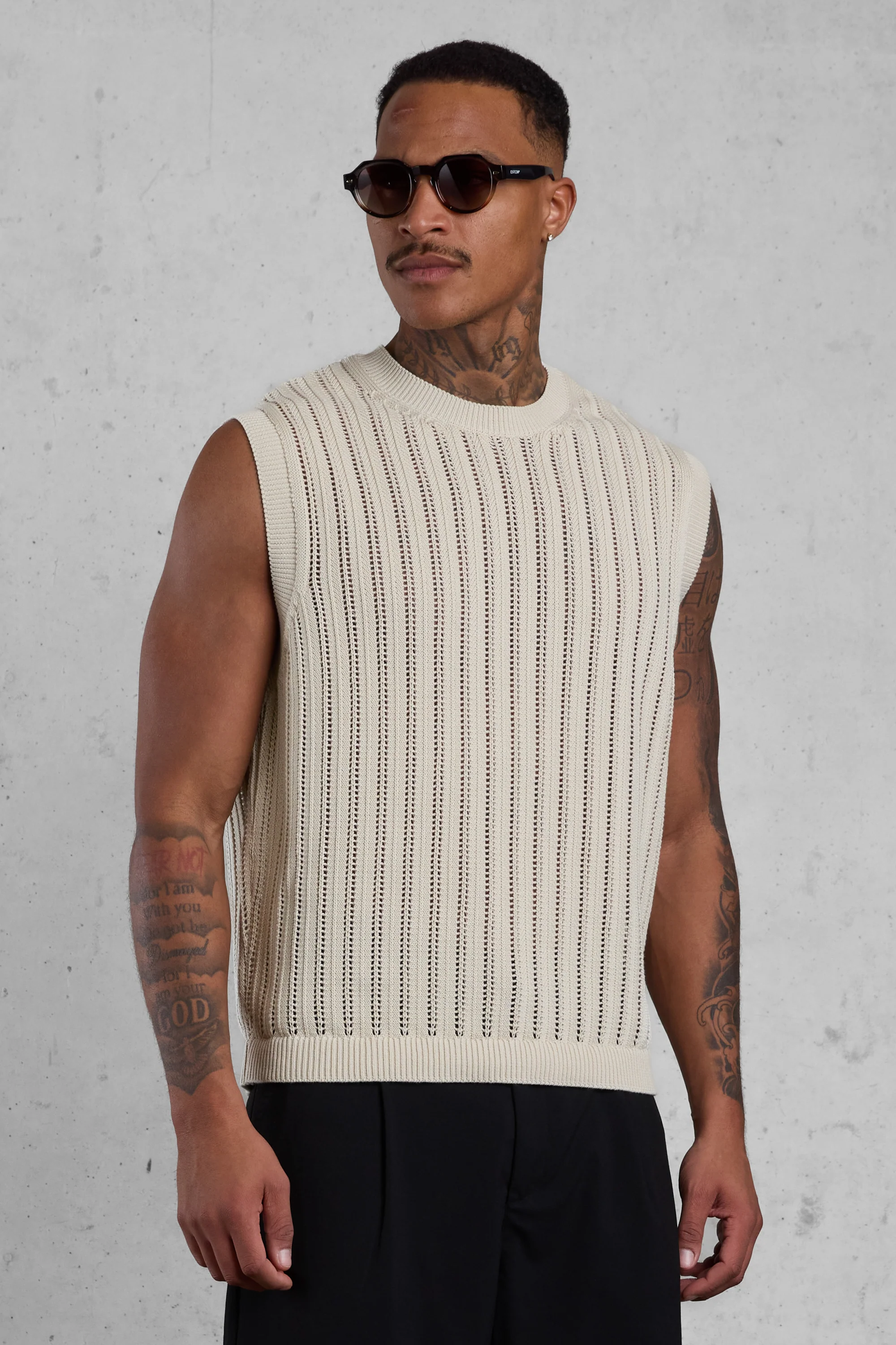 SAND KNIT TANK TEE - Image 4