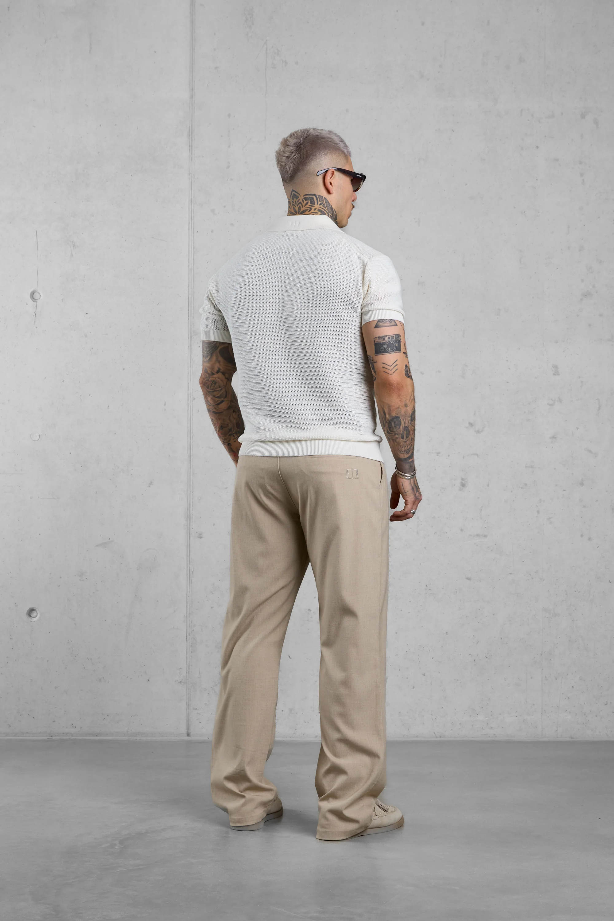 SAND WIDE TAILORED PANTS - Image 6