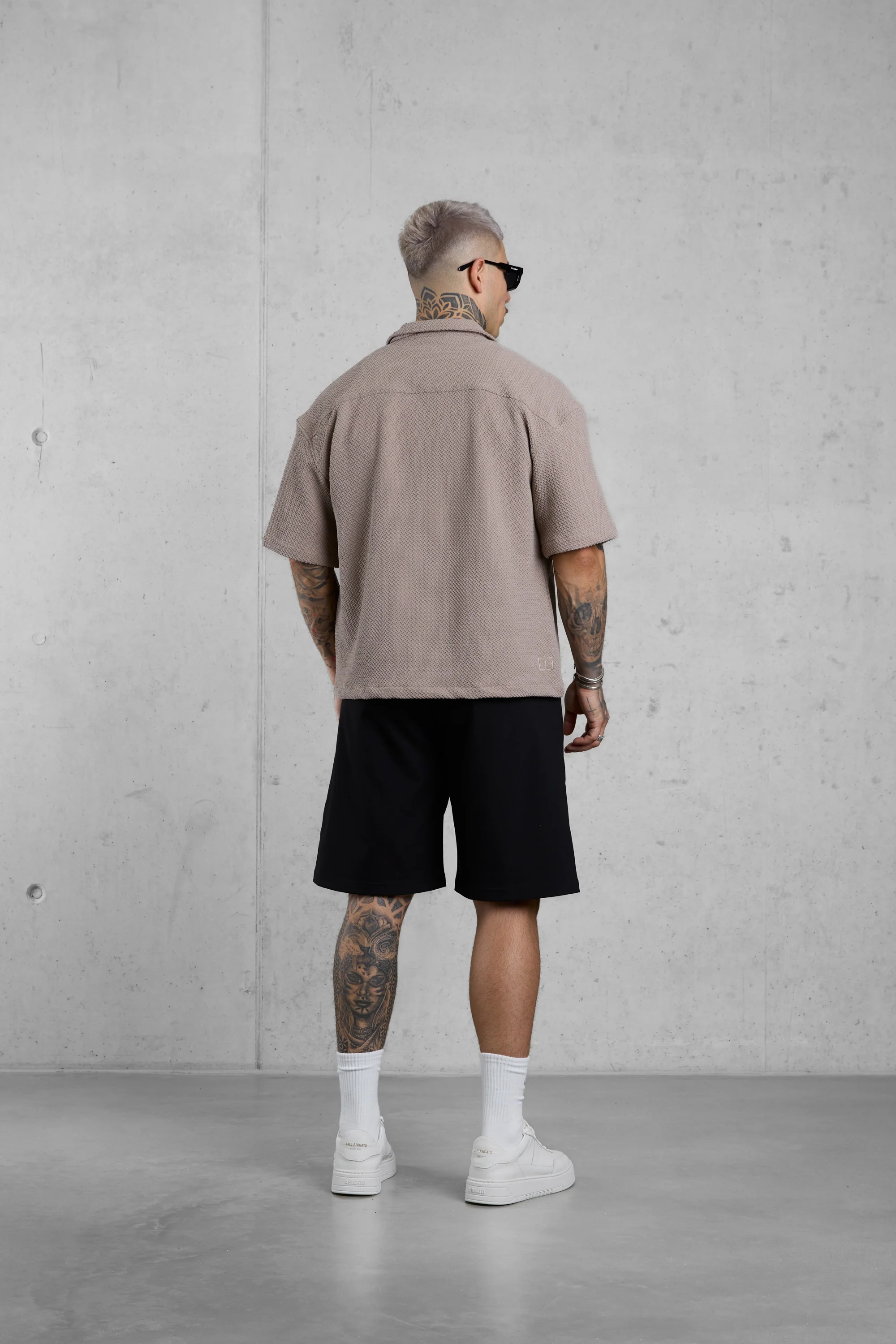 TAUPE MONOGRAM SHIRT - Image 5