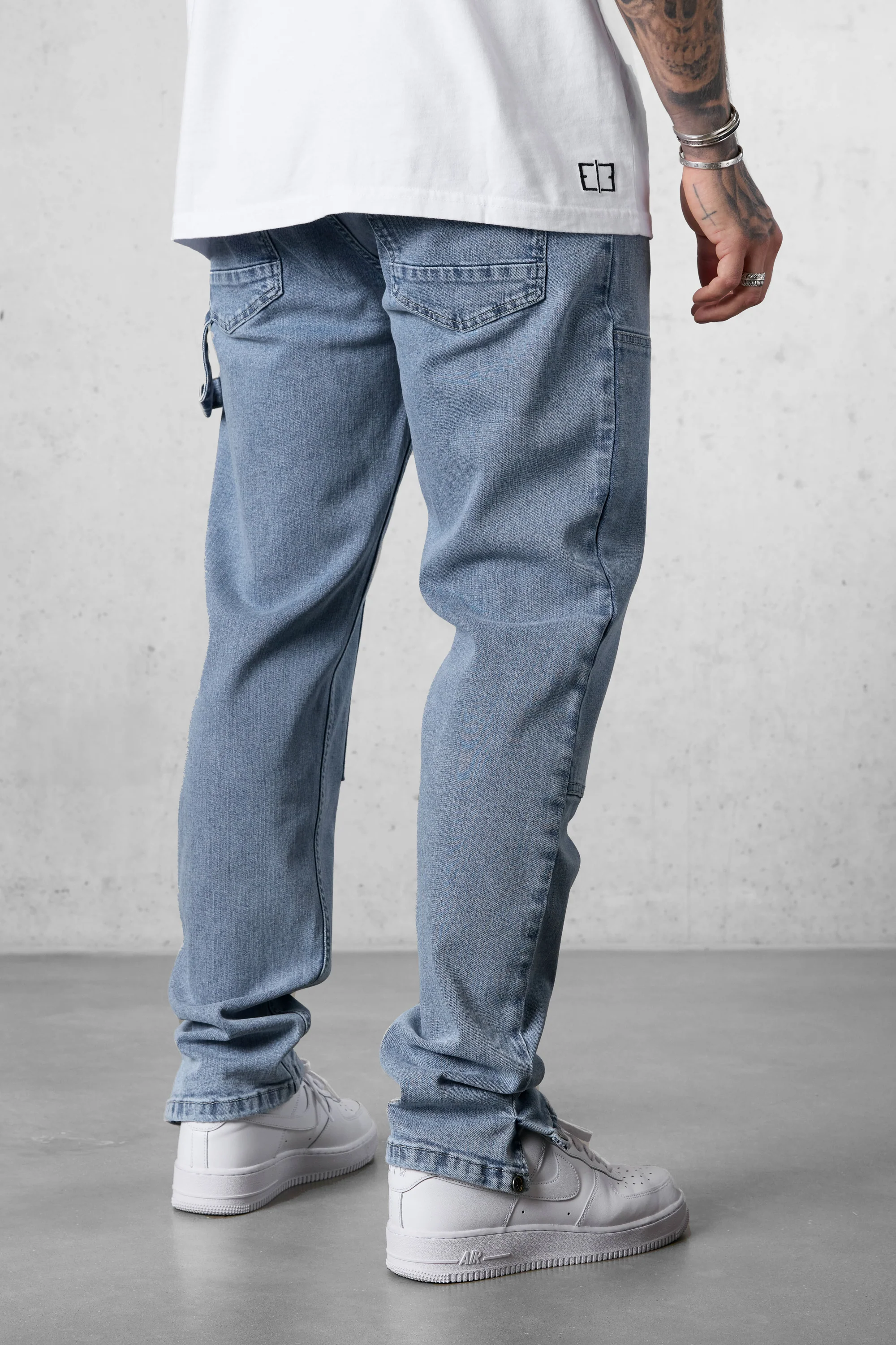 WASHED GREYBLUE CARPENTER JEANS - Image 4
