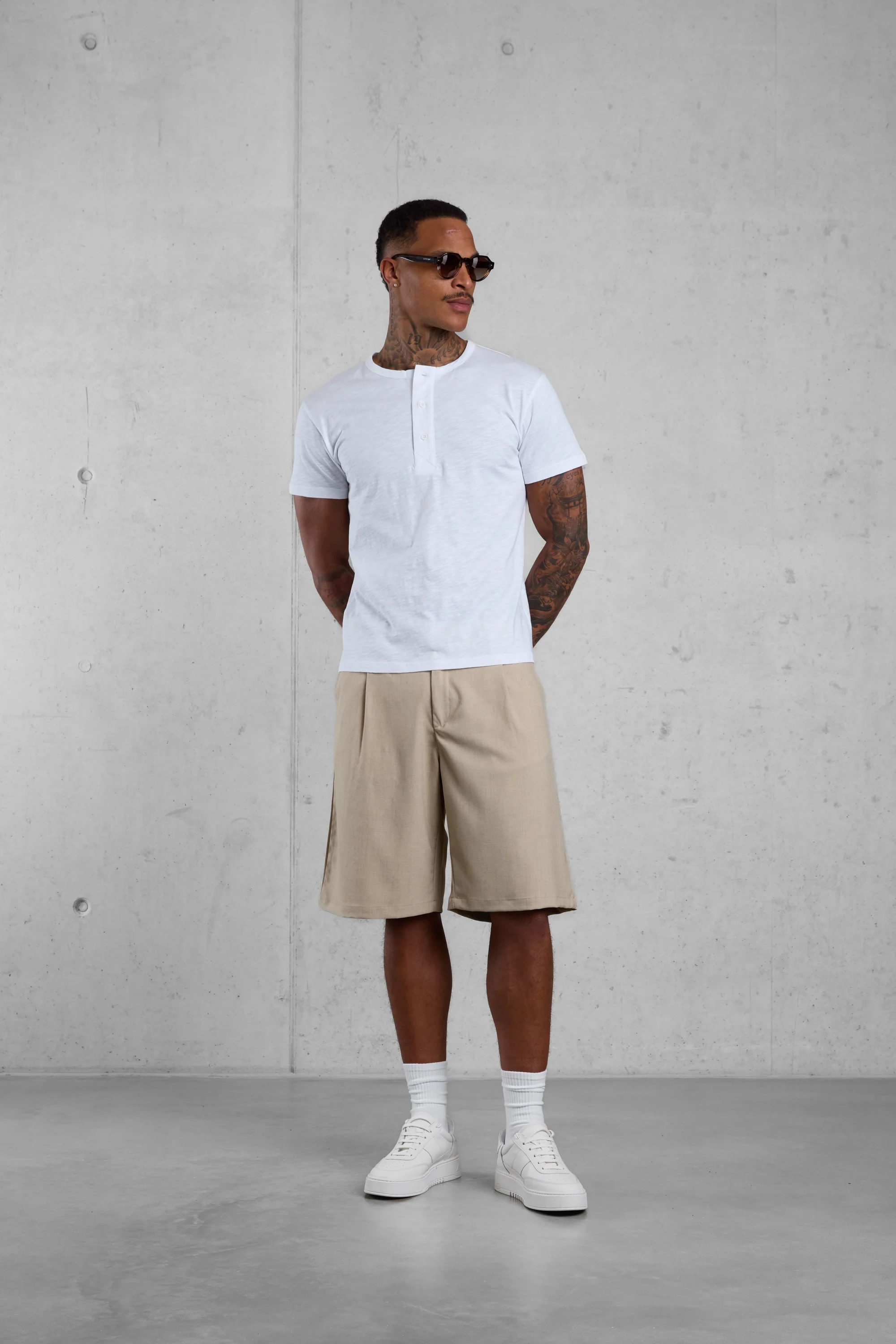 WHITE HENLEY TEE - Image 2